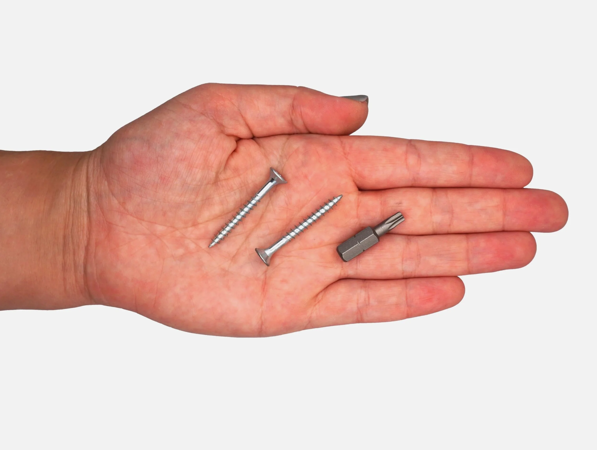 SKIR'CO (50 szt.) Wkręty do drewna ze stali ocynkowanej 4,0 x 35 mm, wkręty z łbem stożkowym Torx, wkręty do płyt wiórowych, częściowo gwintowane