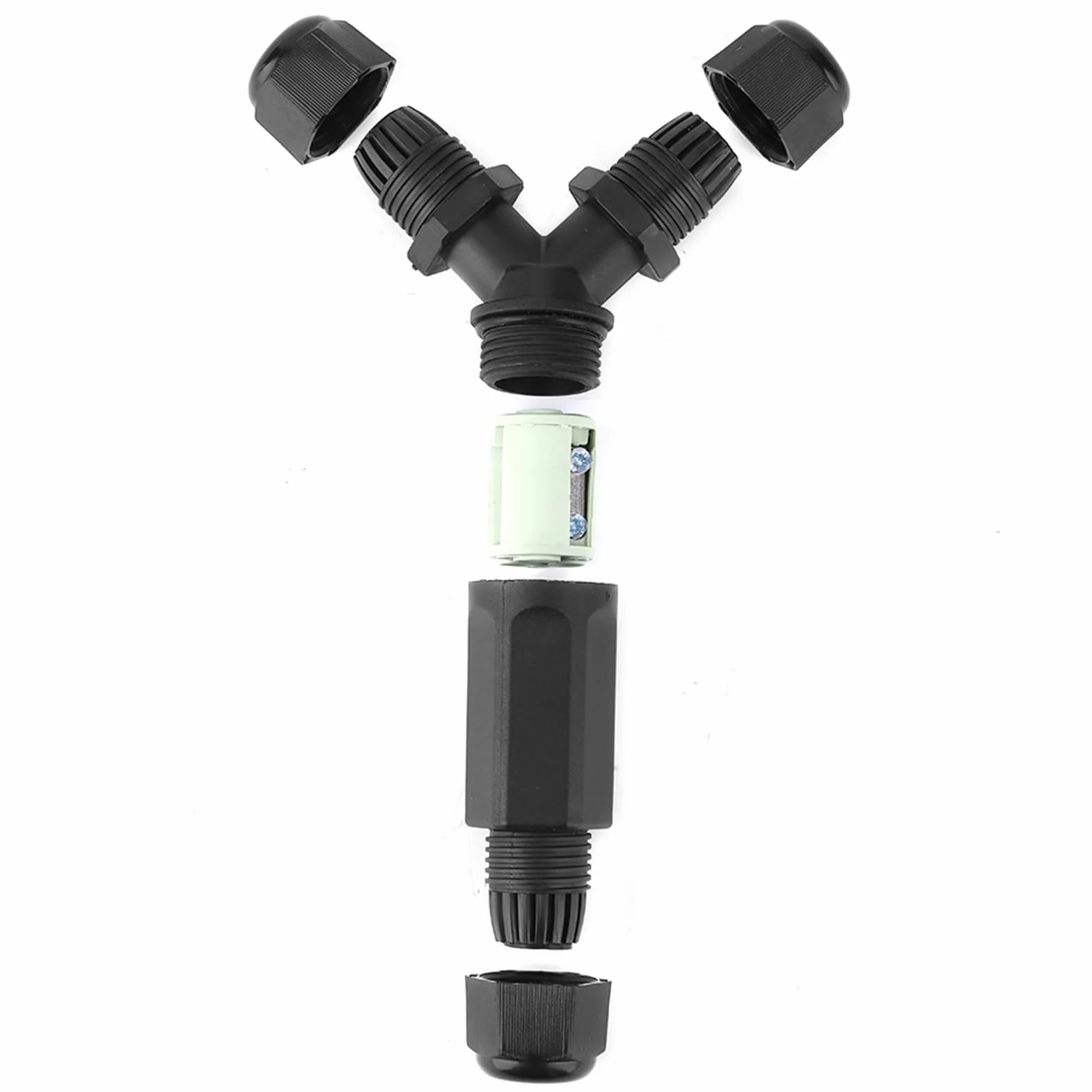 LED IP68 wasserdichte Stecker 3-Wege-3-Pin-Y-Typ-Kabelstecker