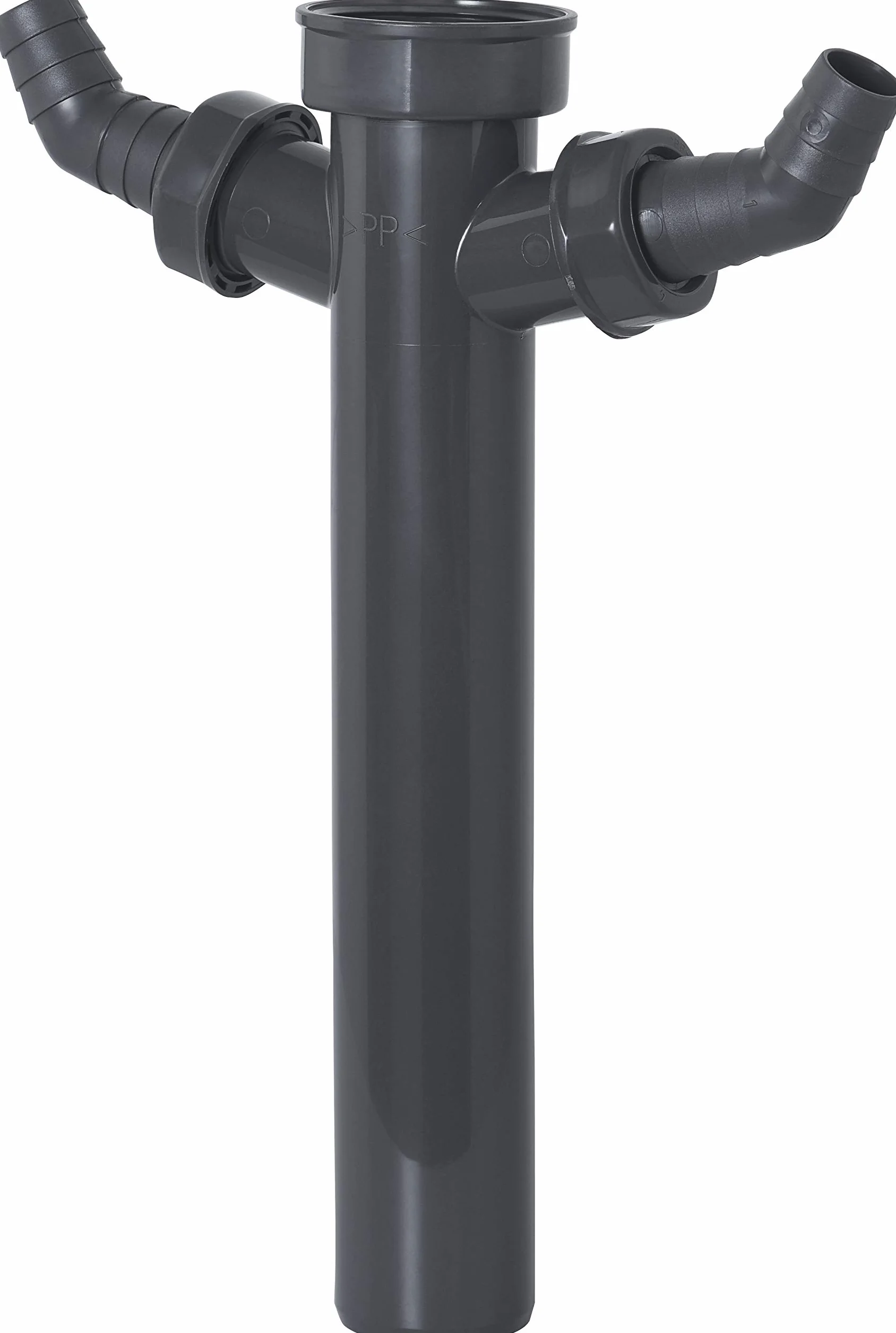 Cornat Rura regulacyjna z recyklingu 1 1/2 cala x 40 mm 250 mm z dwoma przyłączami Made in Germany