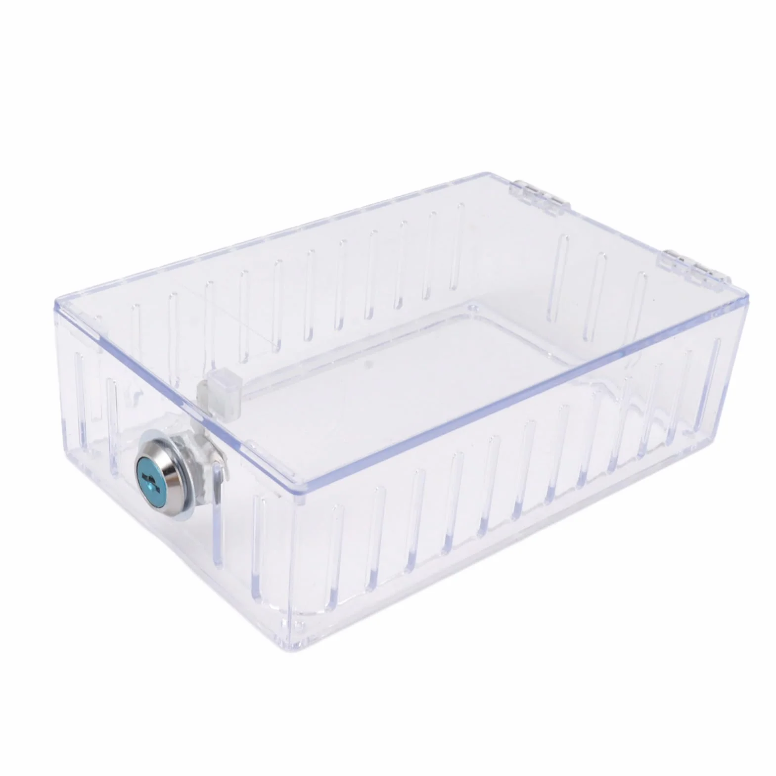 Przezroczysta Skrzynka na Termostat z Kluczem 18x10x5 cm Uniwersalna Osłona do ściany