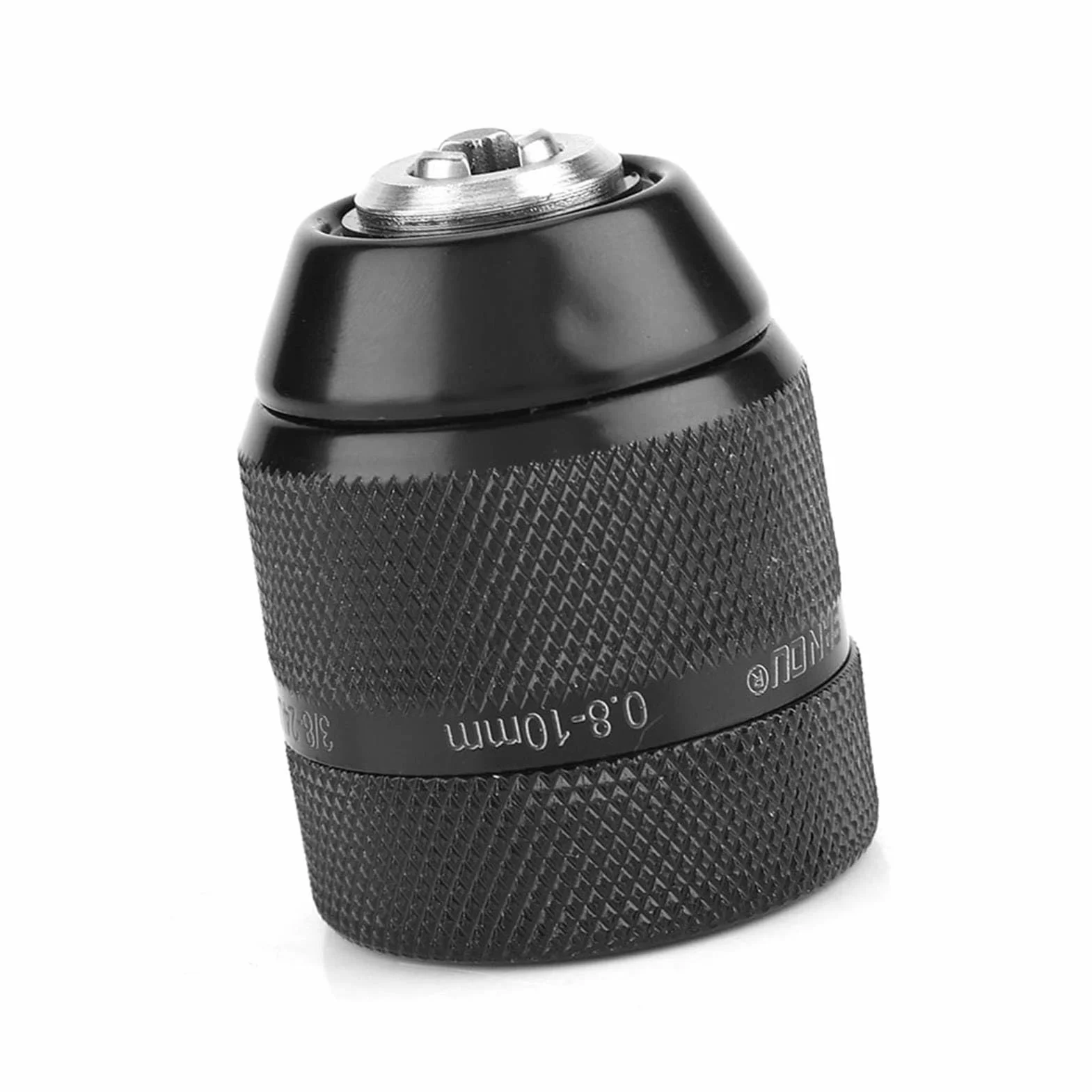Metalowy Uchwyt Wiertarski Bezkluczowy Gwint 3/8 0,8–10 mm do Wiertarek Ręcznych