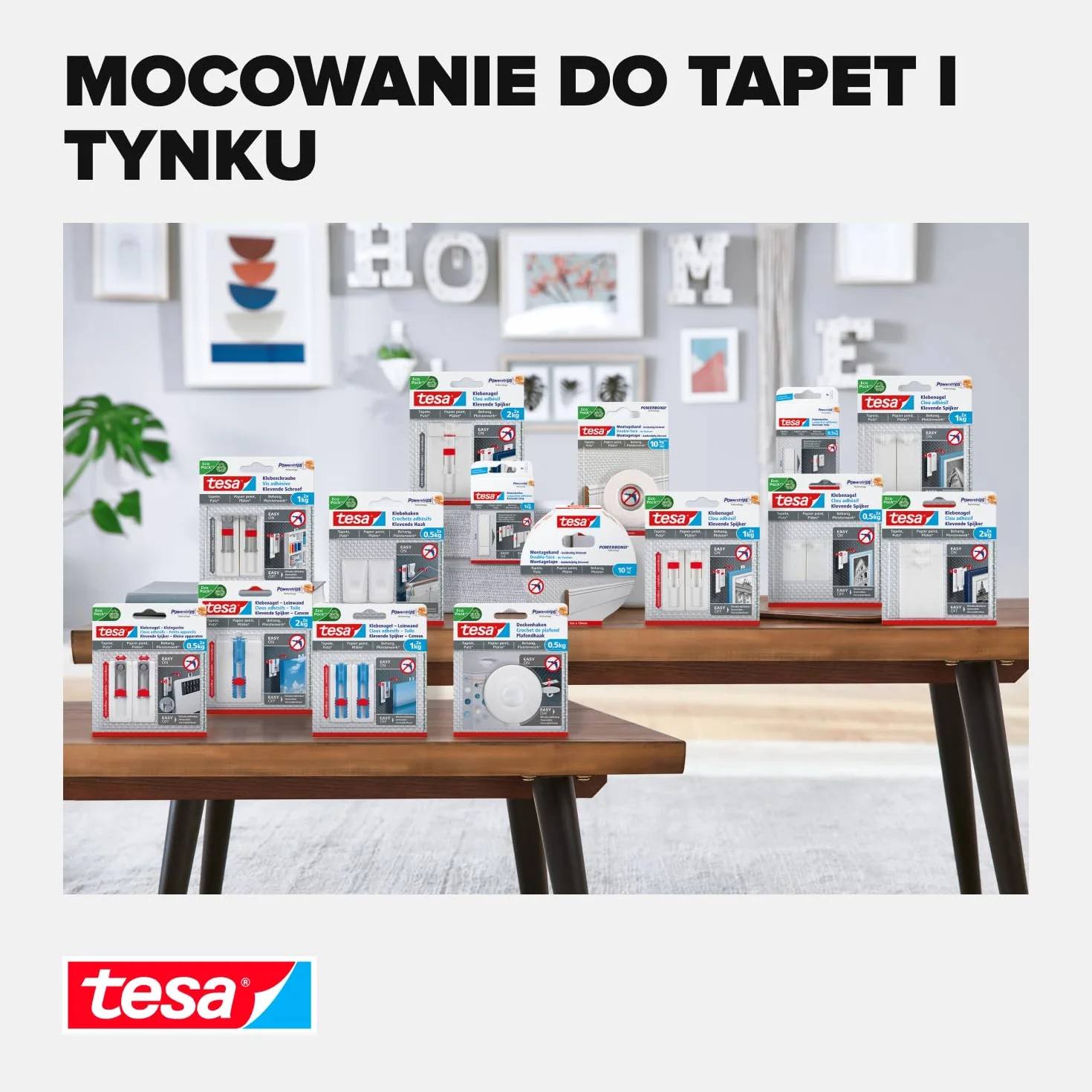 Tesa 77777-00000-00 Haczyk Samoprzylepny, Biały, 1,9 x 12 x 14 cm, 2 x 2 kg