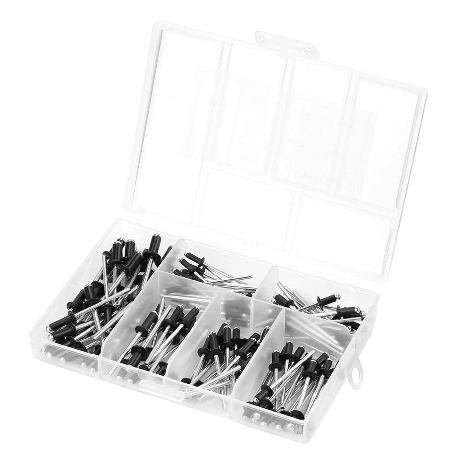 Nity POP aluminium M2.4 M3 M3.2 M4 czarne 120 sztuk