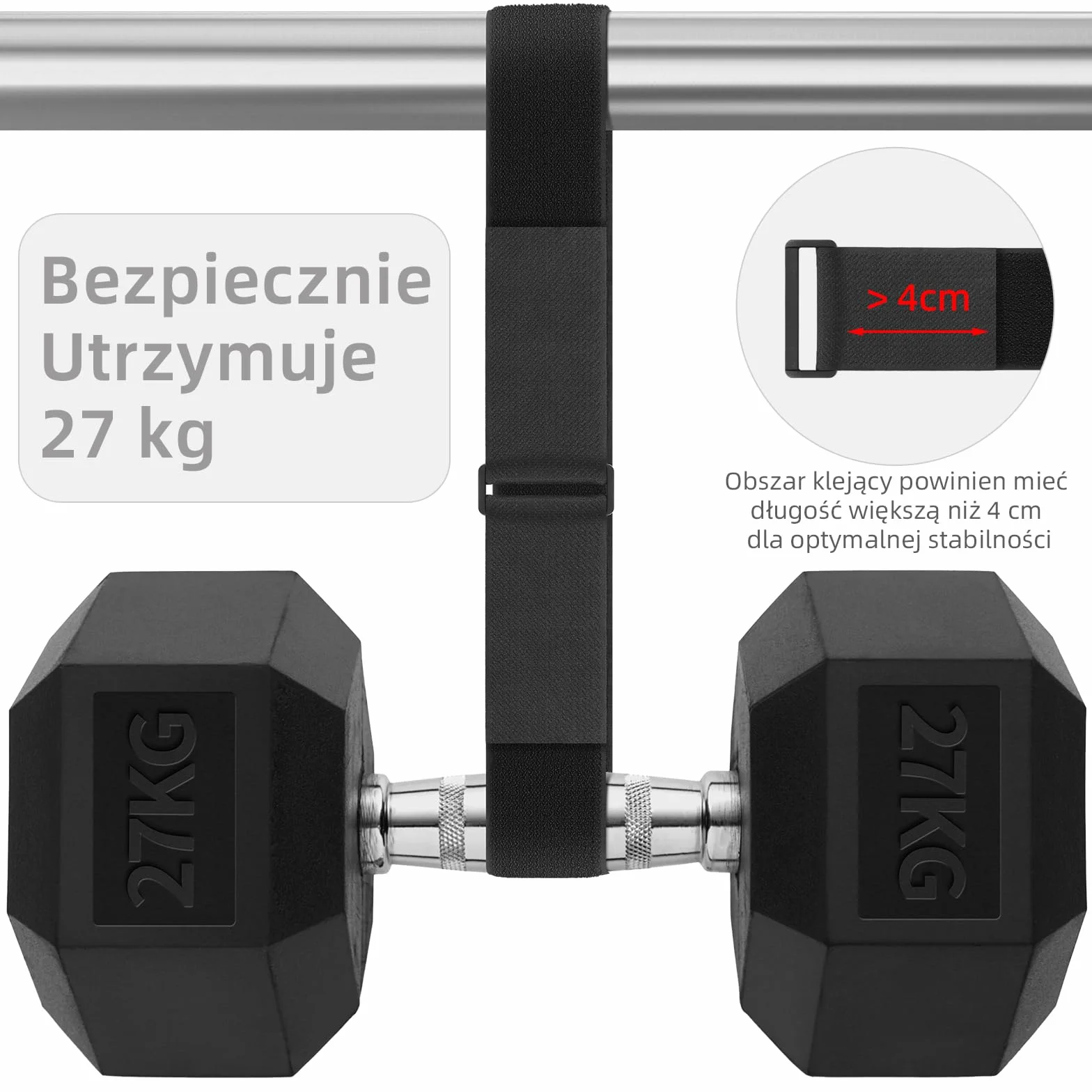 Trilancer Pasek na Rzep o Wysokiej Wytrzymałości 5CM x 5M z 15 Klamrami – Regulowany, Docinany na Wymiar, Wielokrotnego Użytku do Mocowania Kabli, Węży, Rur i Nie Tylko