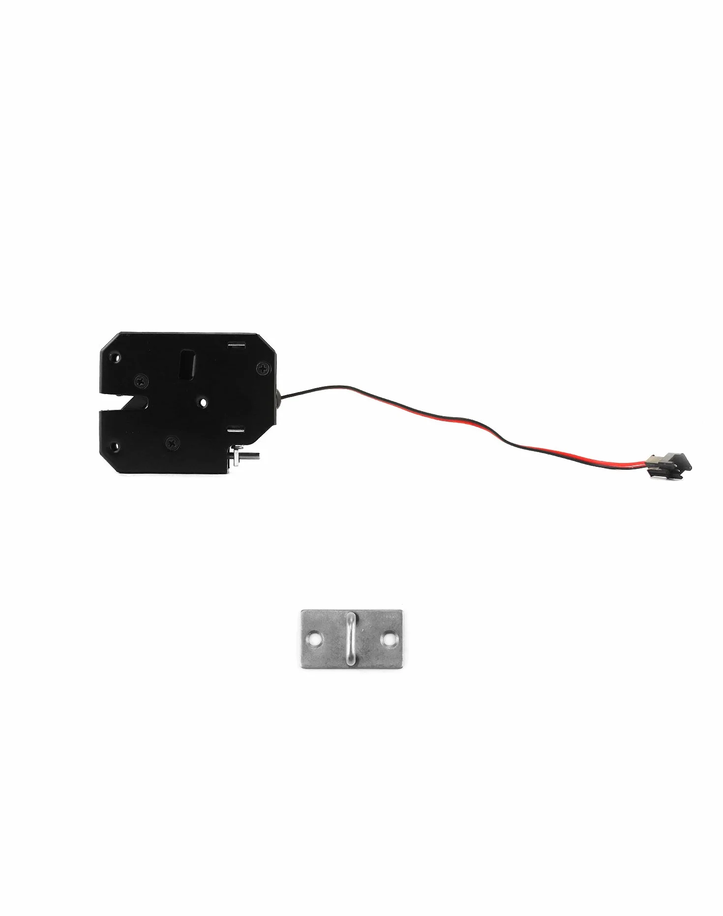 QWORK® DC 12V zamek elektryczny elektroniczny zamek szafki do systemu kontroli dostępu do drzwi szuflady szafy (bez przełącznika wykrywania)