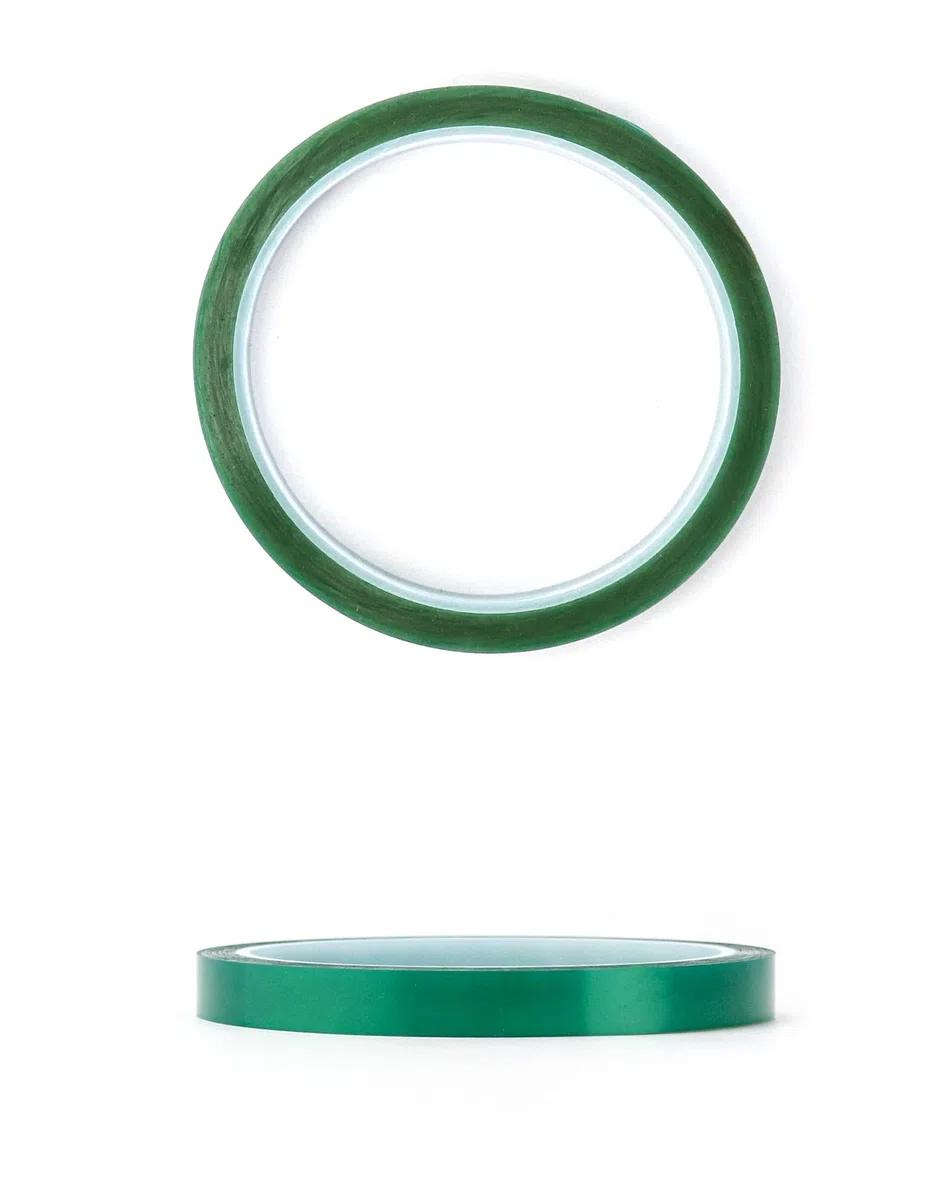 QWOKR 4 rolki taśmy grzewczej sublimacyjnej, 10 mm x 33 m, taśma klejąca o wysokiej temperaturze do druku elektronicznego (zielona)