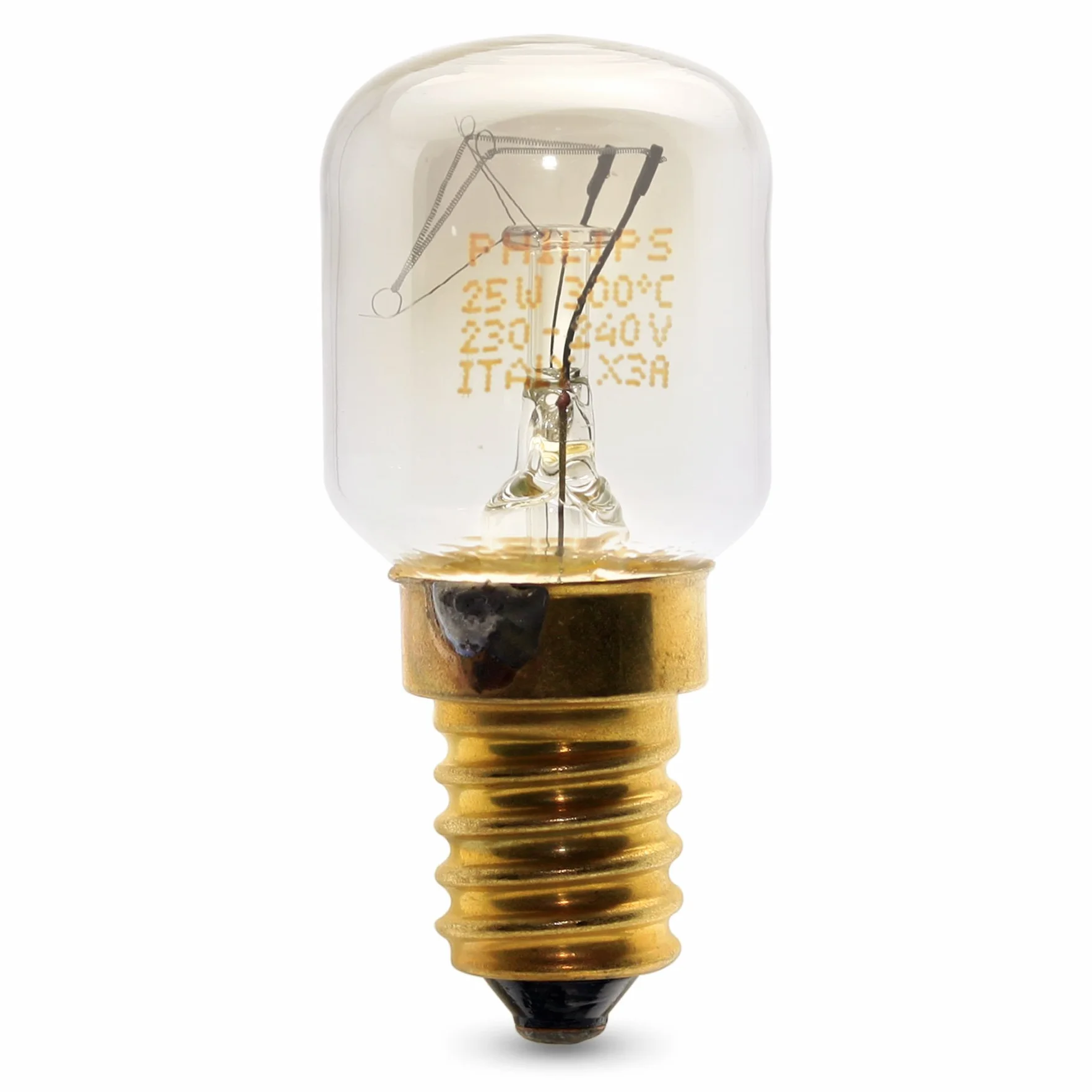 Philips 25 W SES E14 żarówka do mikrofalówki / piekarnika, odporna na temperaturę do 300°C, 3 sztuki
