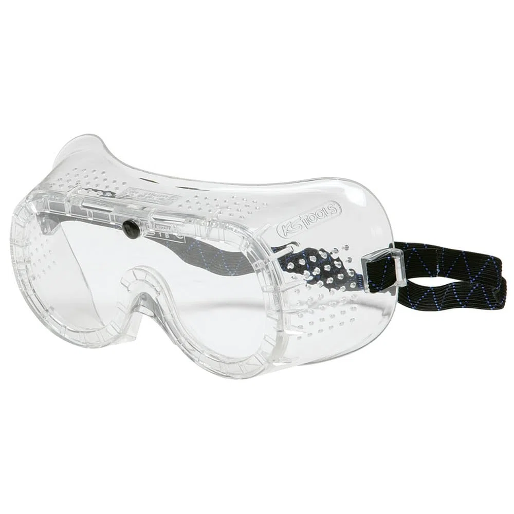 KS Tools 310.0120 Okulary ochronne z gumka -przezroczyste, EN 166
