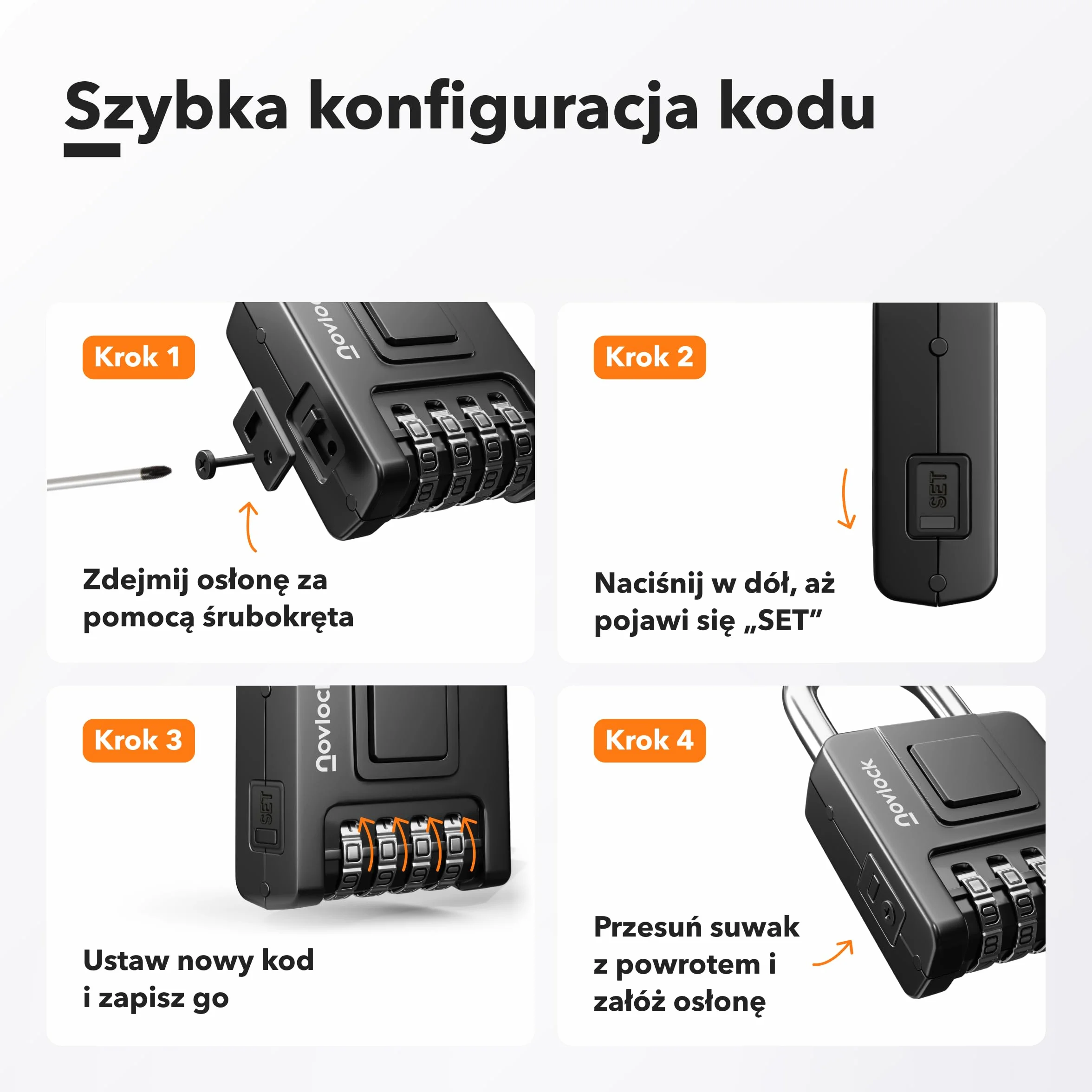 Kłódka szyfrowa – Wodoodporna, wytrzymała i przenośna – Pałąk 7 mm – Do bram, ogrodzeń, szafek, schowków i szaf narzędziowych – 1 sztuka, czarna