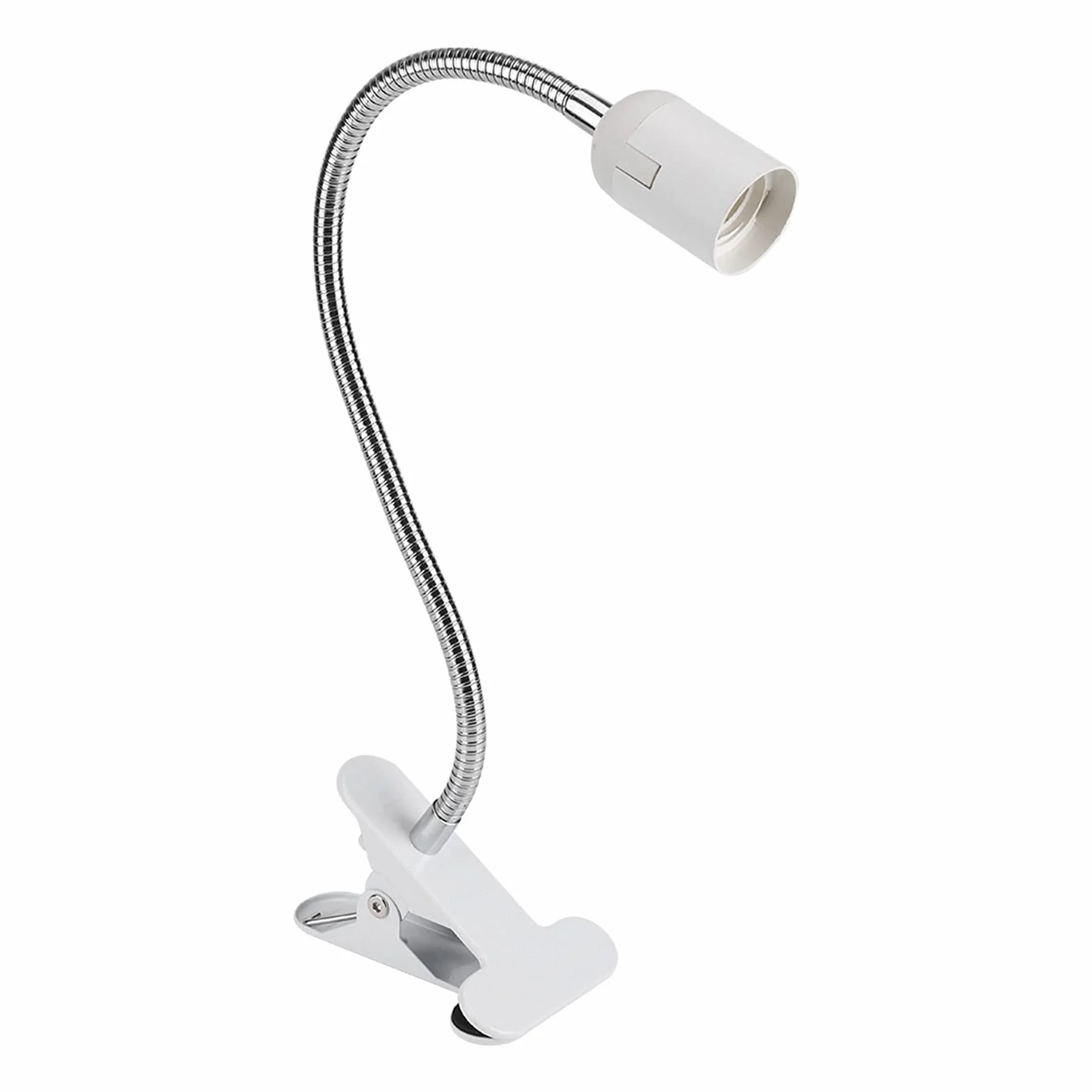 Lampa Zaciskowa, 2 Rodzaje Regulowanego Uchwytu LED E27 Klips do Tatuażu Swisted Lampa Stołowa o 360 Stopni Wtyczka Unijna 110-240V Lder z Zaciskami Biurka