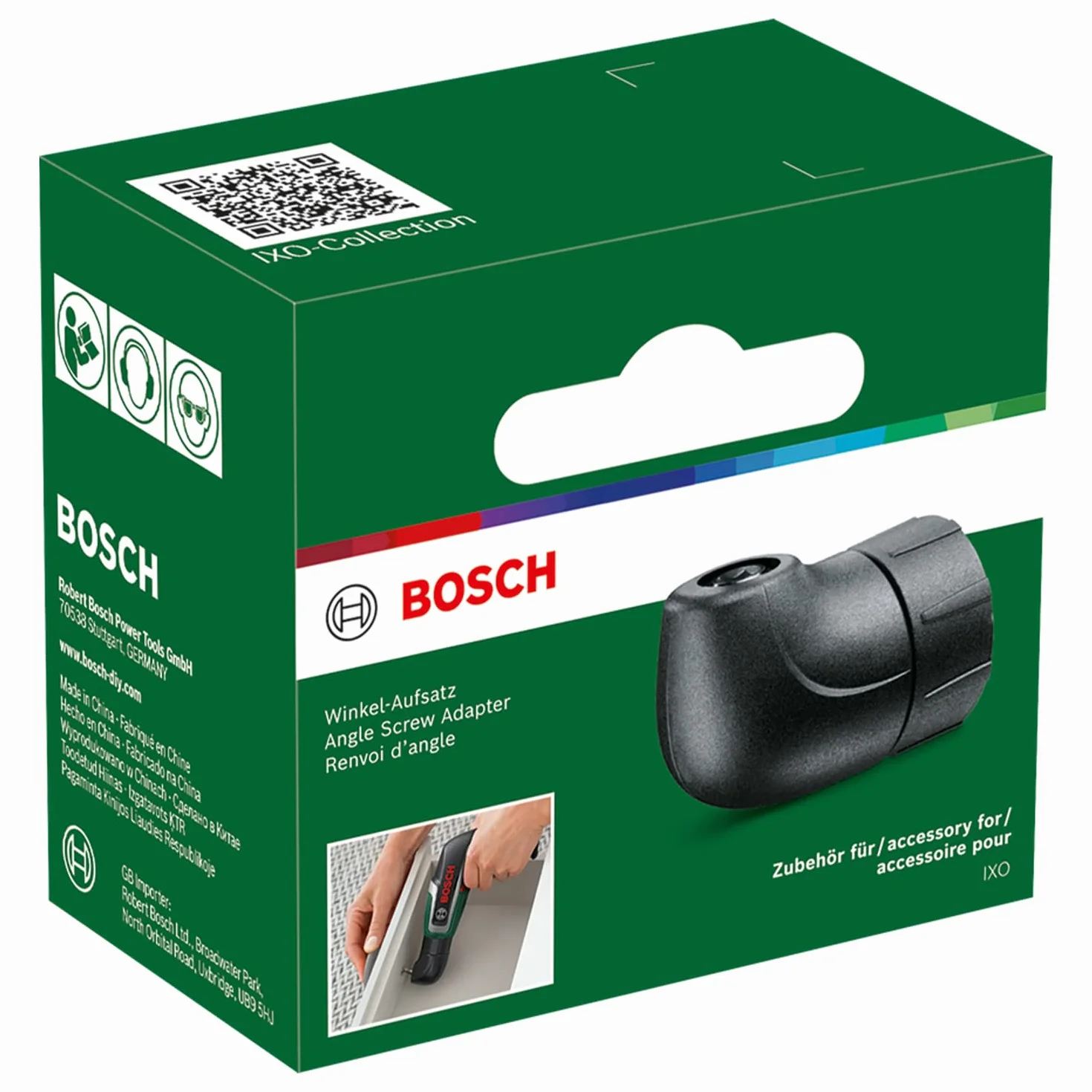 Bosch Home and Garden 1600A001Y8 Przystawka Kątowa do Zastosowań Domowych i Ogrodowych, do IXO