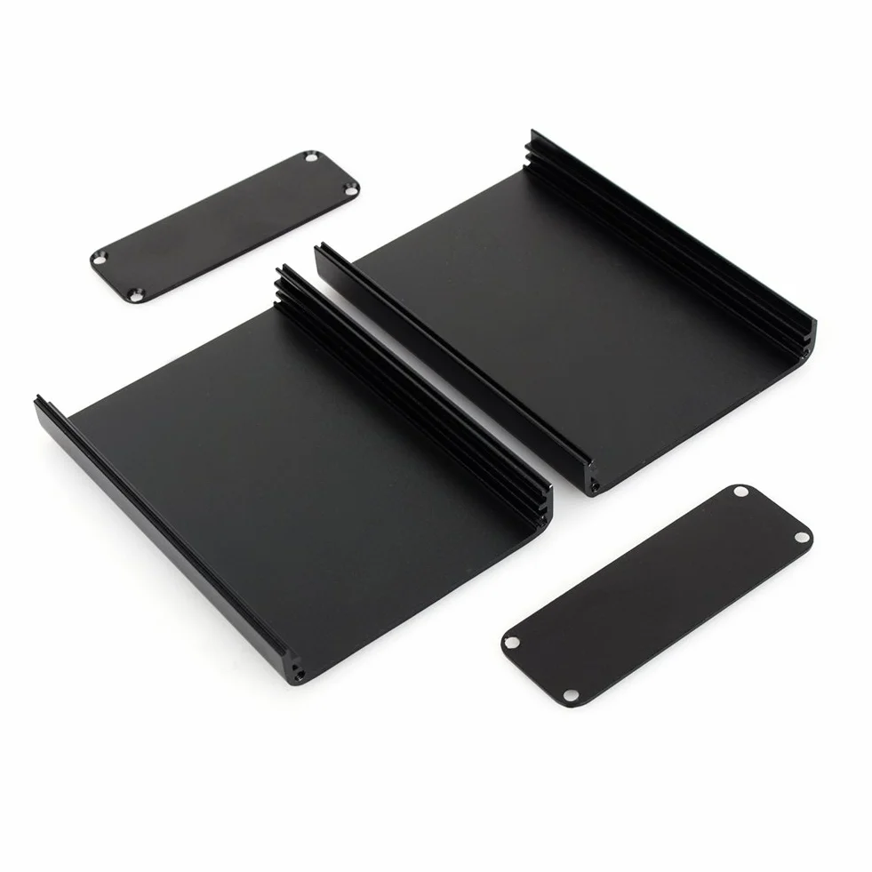 Aluminiowa skrzynka obwodu PCB, obudowa instrumentów, obudowa projektu elektronicznego DIY ze śrubami