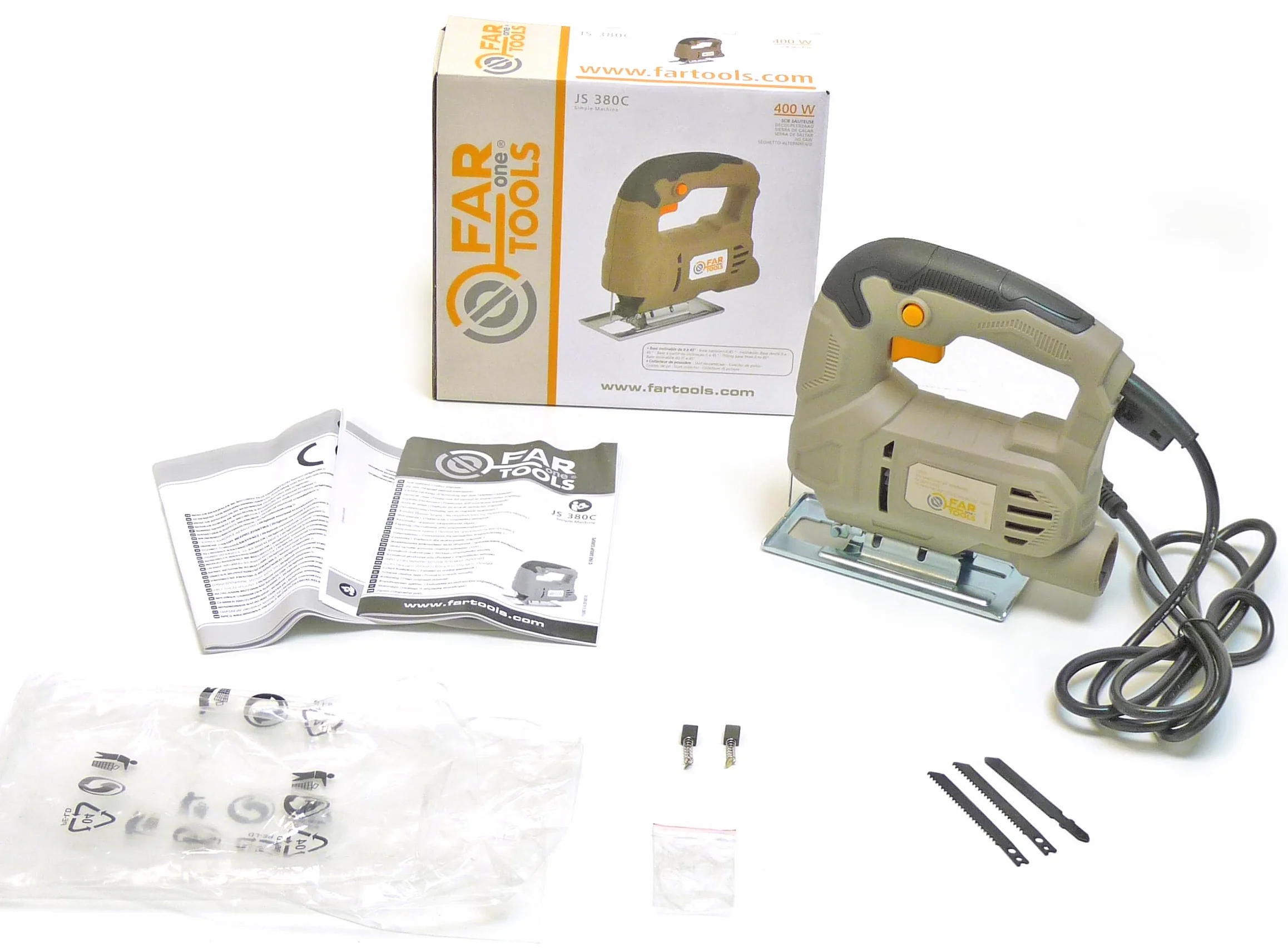 Fartools One JS 380 B wyrzynarka 350 W