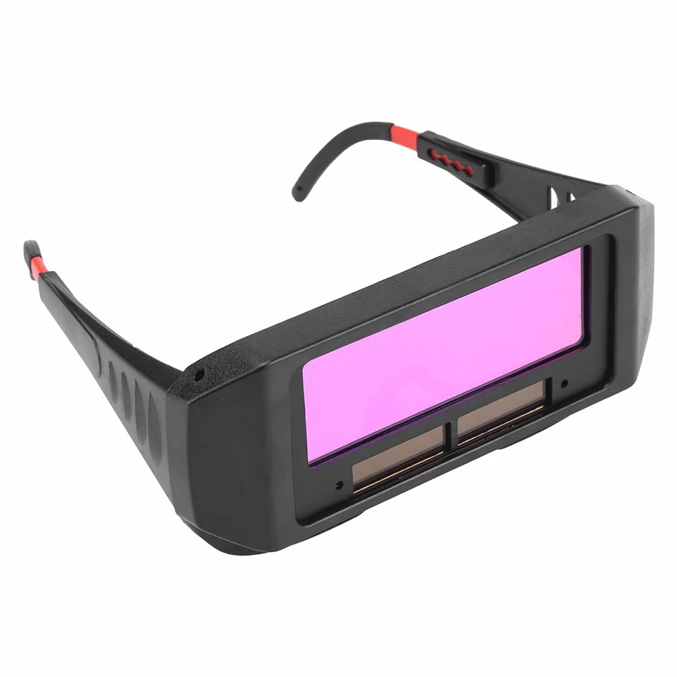Solarne Gogle Spawalnicze z Automatycznym Przyciemnianiem, Okulary do Spawania łukowego dla Spawacza, Okulary Spawalnicze Maska z Maską na Kask z Regulowanym Kloszem do Cięcia Spawalniczego
