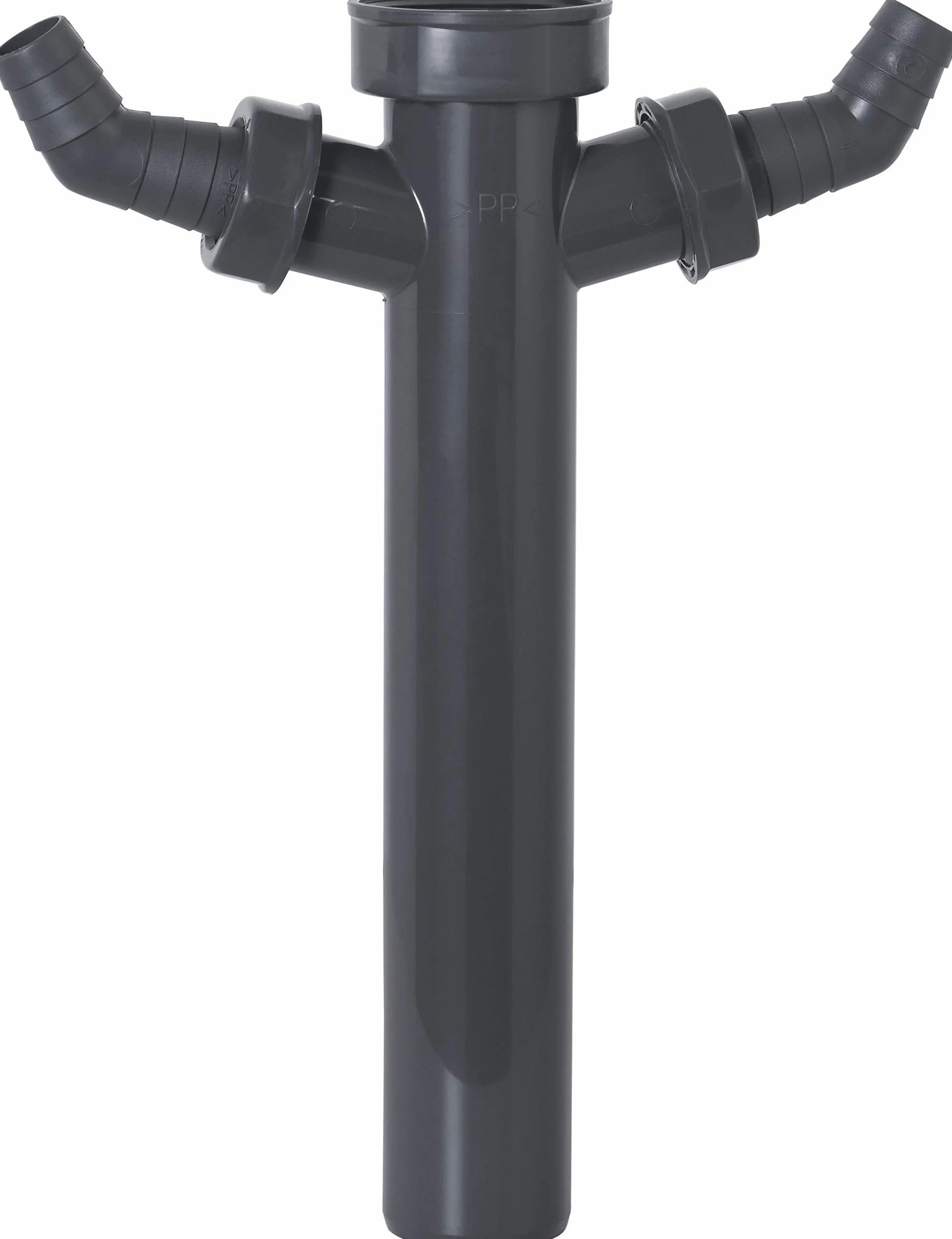 Cornat Rura regulacyjna z recyklingu 1 1/2 cala x 40 mm 250 mm z dwoma przyłączami Made in Germany