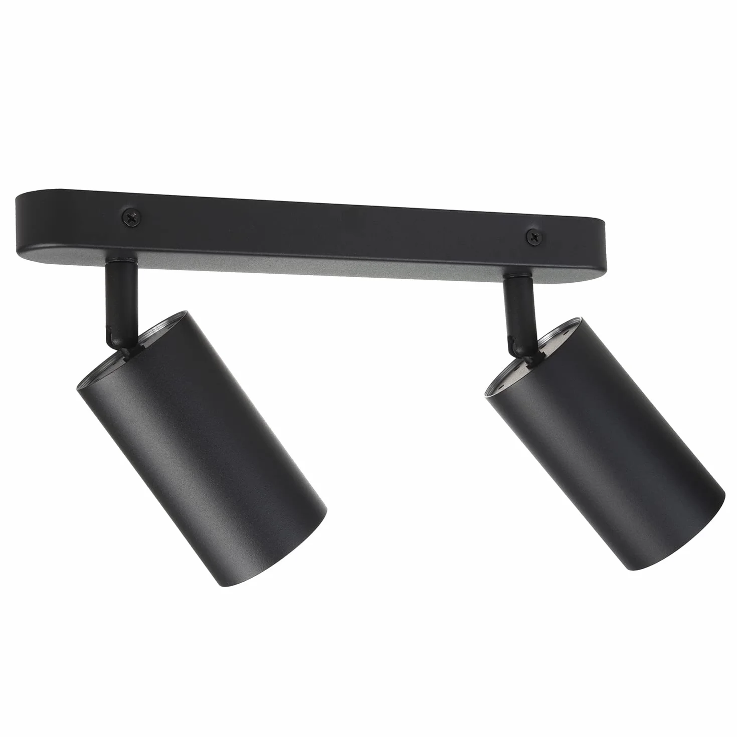 Maclean MCE452 B Lampa Ścienno-sufitowa Punktowa Ruchoma Aluminiowa 2xGU10 55x100mm Kolor Czarny Mat