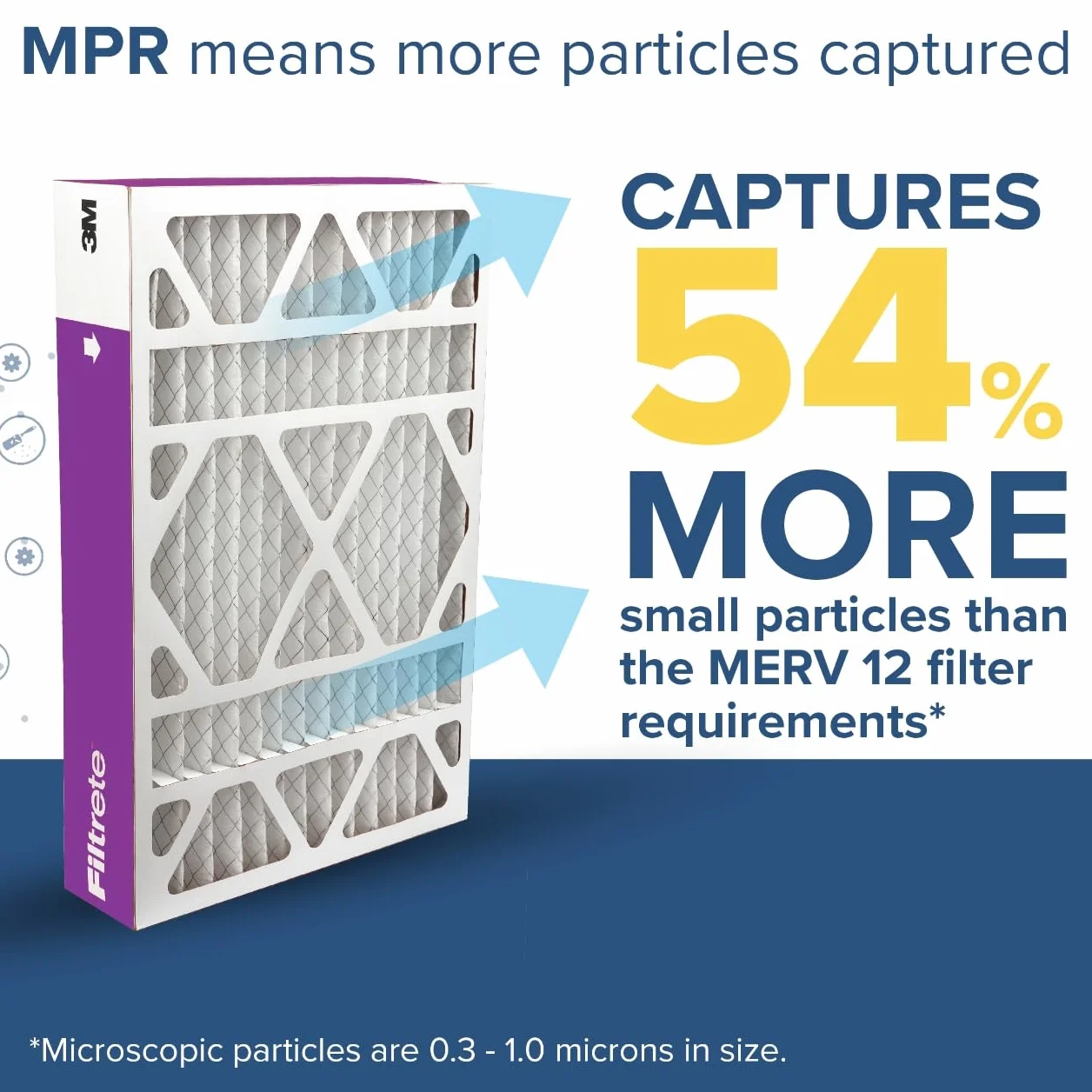 Filtrete Filtr powietrza, MPR 1550, MERV 12, zdrowy tryb życia, ultra alergeny, zdrowy tryb życia, 12-miesięczny, głęboko plisowany, 10 cali, 4 filtry powietrza