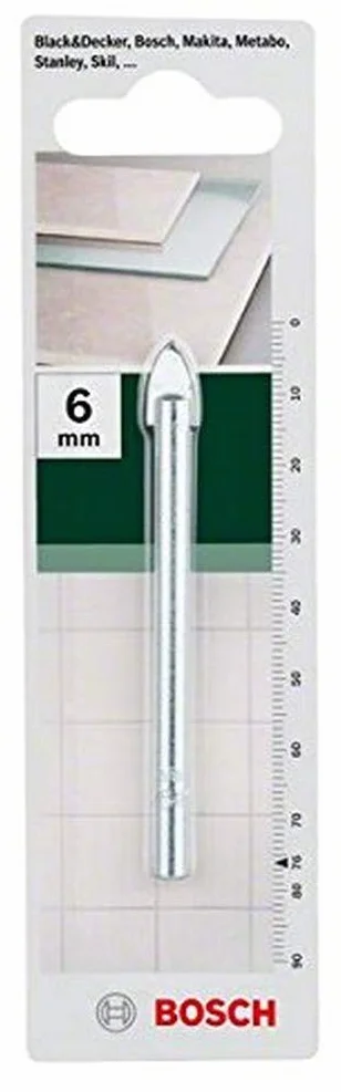 Bosch Wiertła do szkła i płytek ceramicznych D = 6,0 mm; L = 76 mm