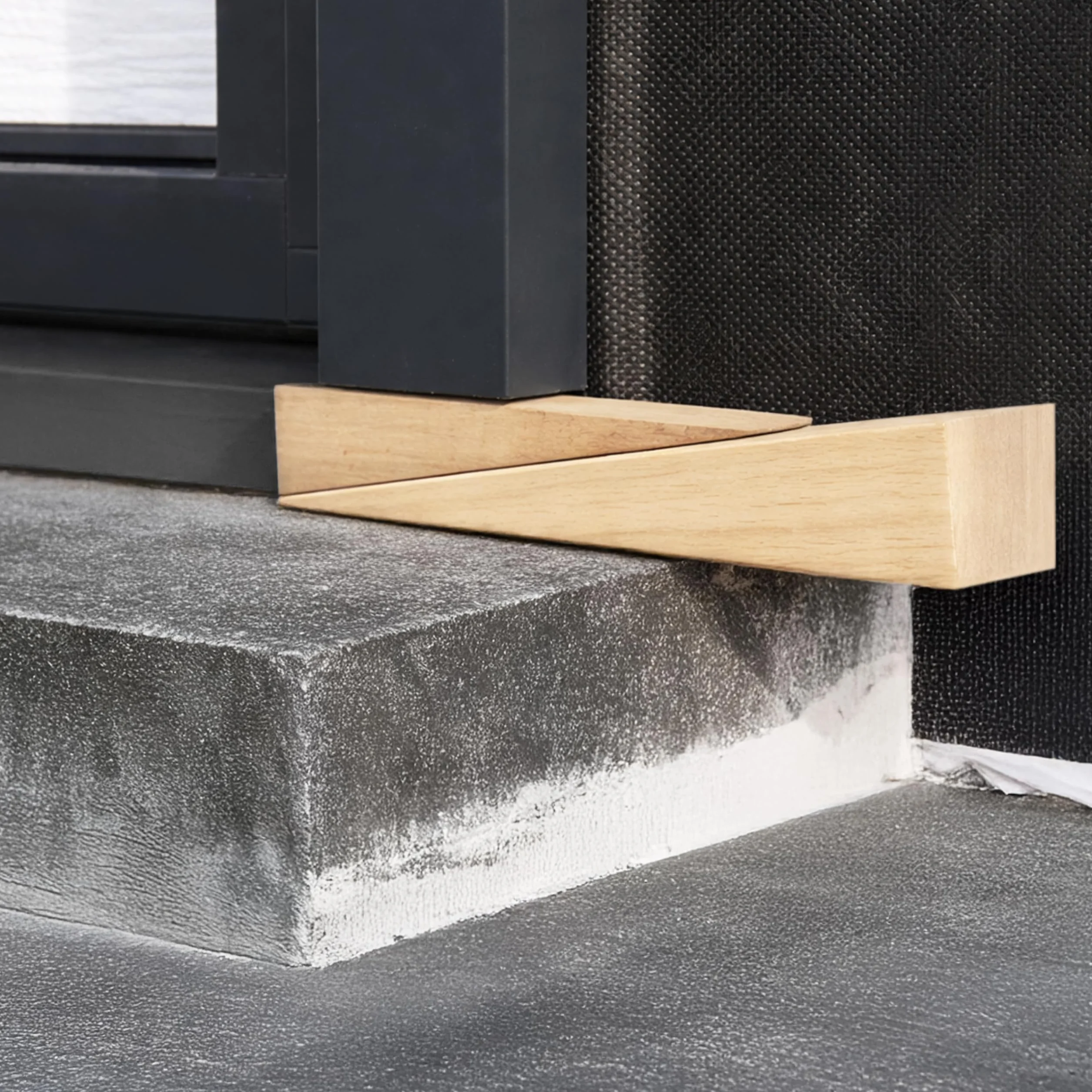 Tolux Kliny Drewniane Montażowe do Poziomowania, Klin z Drewna Bukowego, Poręczne Narzędzie w Stolarstwie, Budownictwie i Projektach DIY, Rozmiar 150x50x40 mm, 8 Szt.