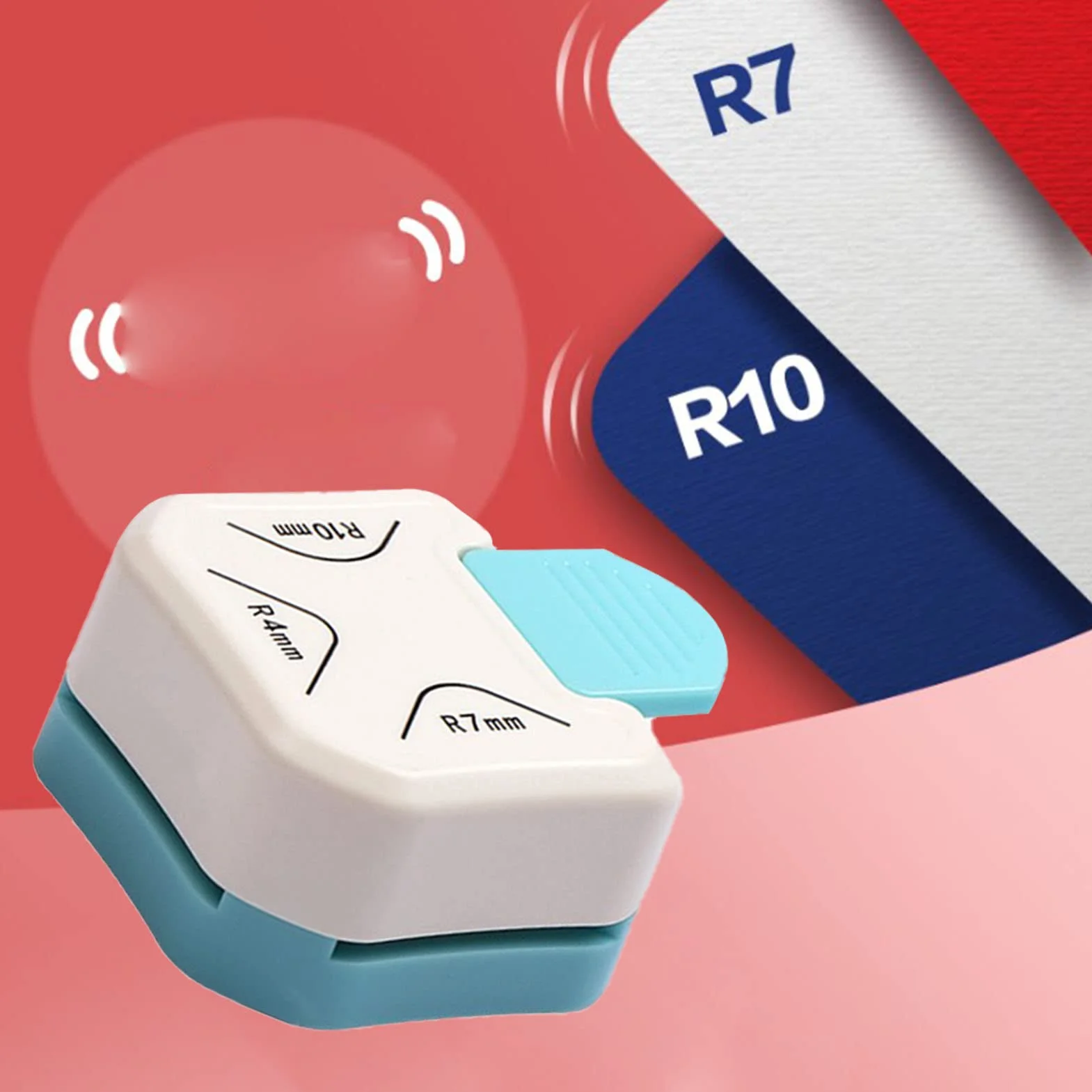 Dziurkacz Narożny, Dziurkacz Narożny 3 W 1 Dziurkacz Narożny Dziurkacz Narożny Do Papieru W 3 Rozmiarach Stabilny Dziurkacz Okrągły Ze Stali Nierdzewnej 4/7/10 Mm Do Rękodzieła Na Zaproszenia Do Album