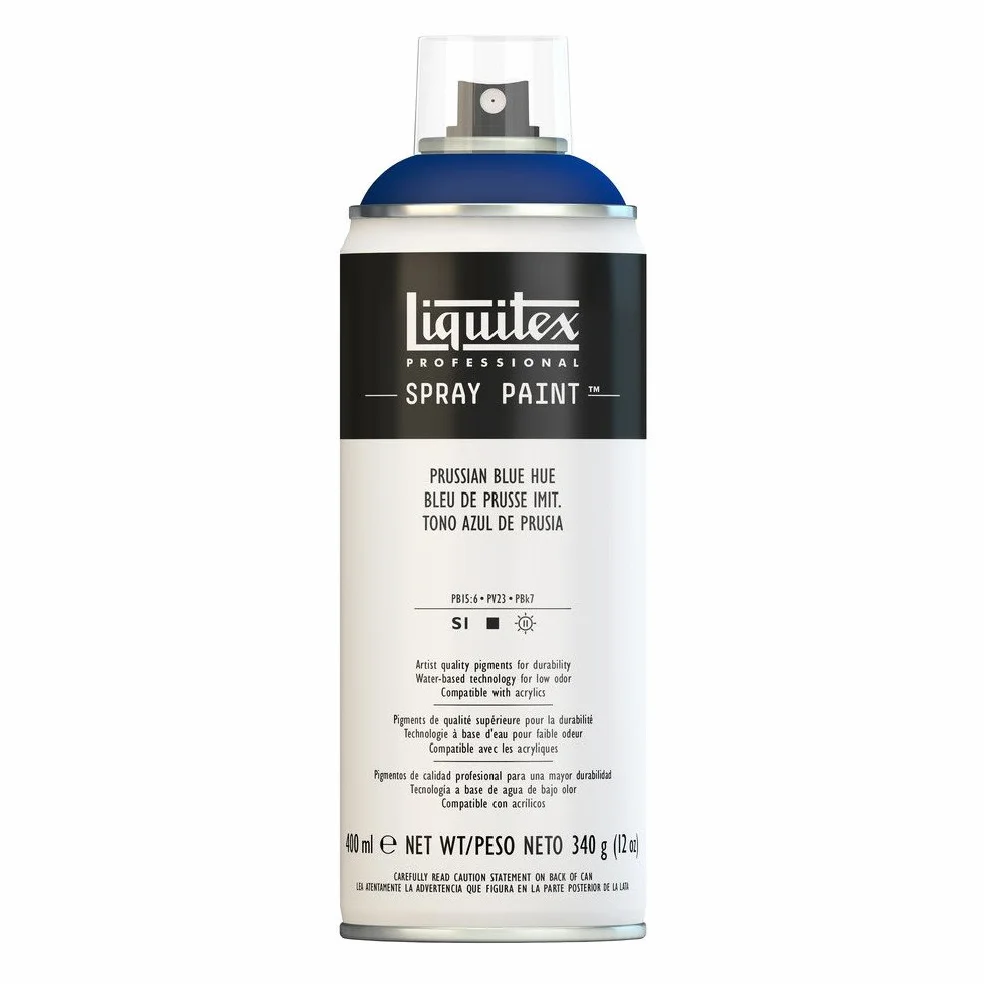 Liquitex Profesjonalna farba w sprayu akrylowa światłoodporna 400 ml Prussian Blue Hue
