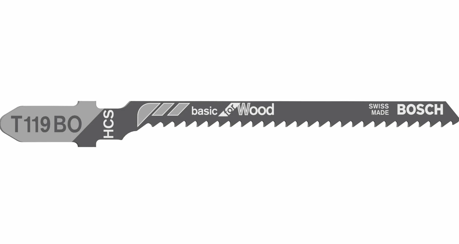 Bosch 5x Brzeszczot do wyrzynarek T 119 BO Basic for Wood (do cięcia w drewnie, profesjonalne akcesoria do wyrzynarki)