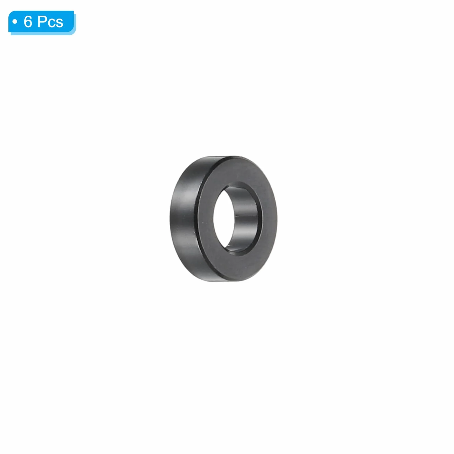 PATIKIL Aluminiowe podkładki dystansowe M5 6 szt. 5,2 mm x 10 mm x 3 mm