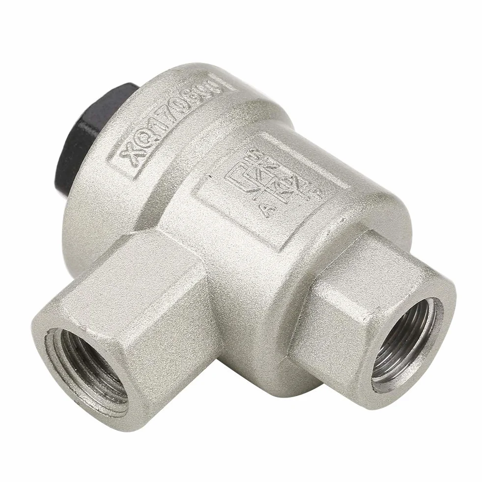 Złącze Gwintowe G1/4 ze Stopu Aluminium Szybki Zawór Sterujący Przepływem Powietrza Wylotowego — Wysokowydajny Zawór Spustowy Powietrza Zapewniający Zoptymalizowany Ruch Cylindra