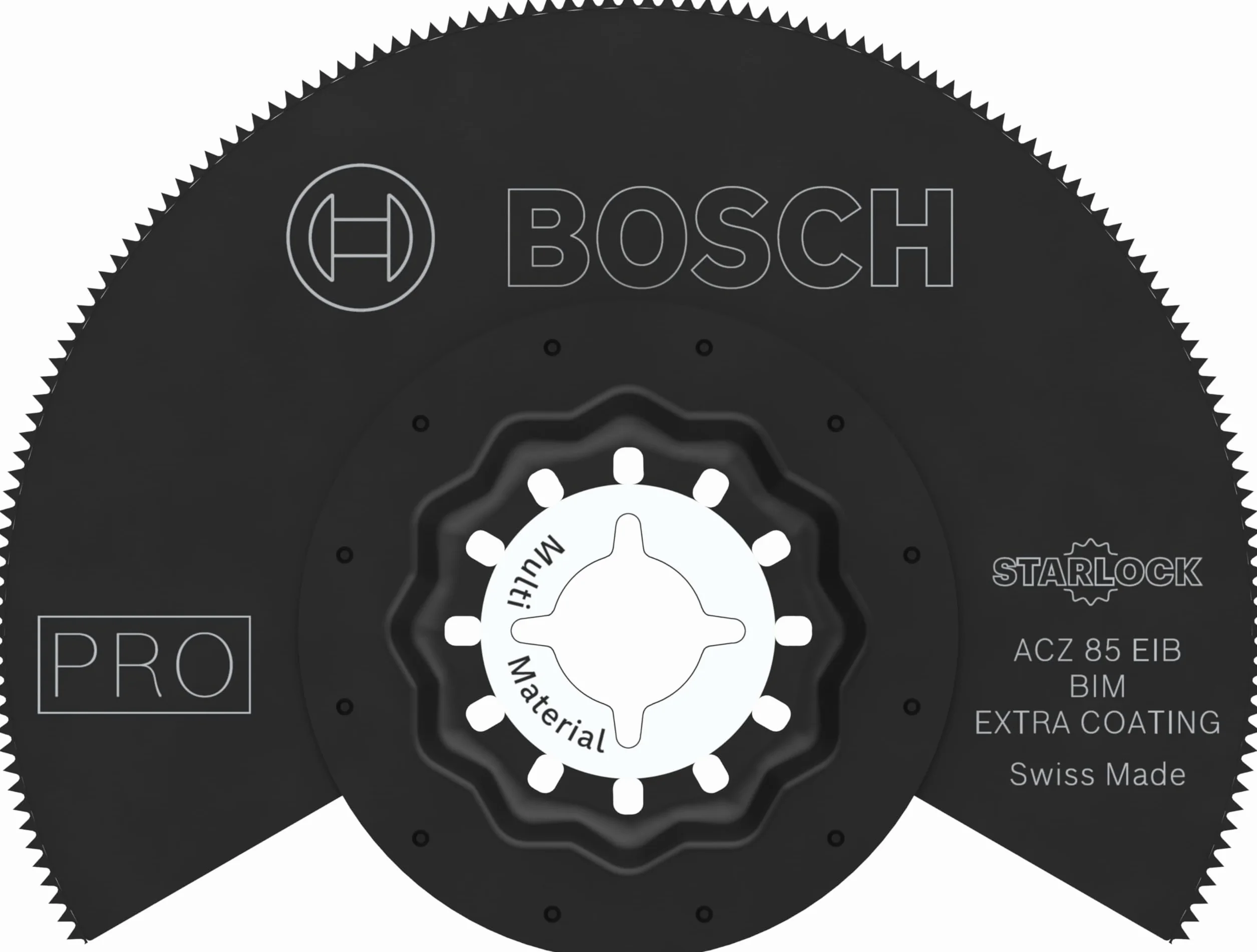Bosch 1x Brzeszczot PRO Multi Material ACZ 85 EIB do narzędzia wielofunkcyjnego (do Metale nieżelazne, Solidny laminat winylowy, PCW, Ø 85 mm, Professional Akcesoria Narzędzie wielofunkcyjne)