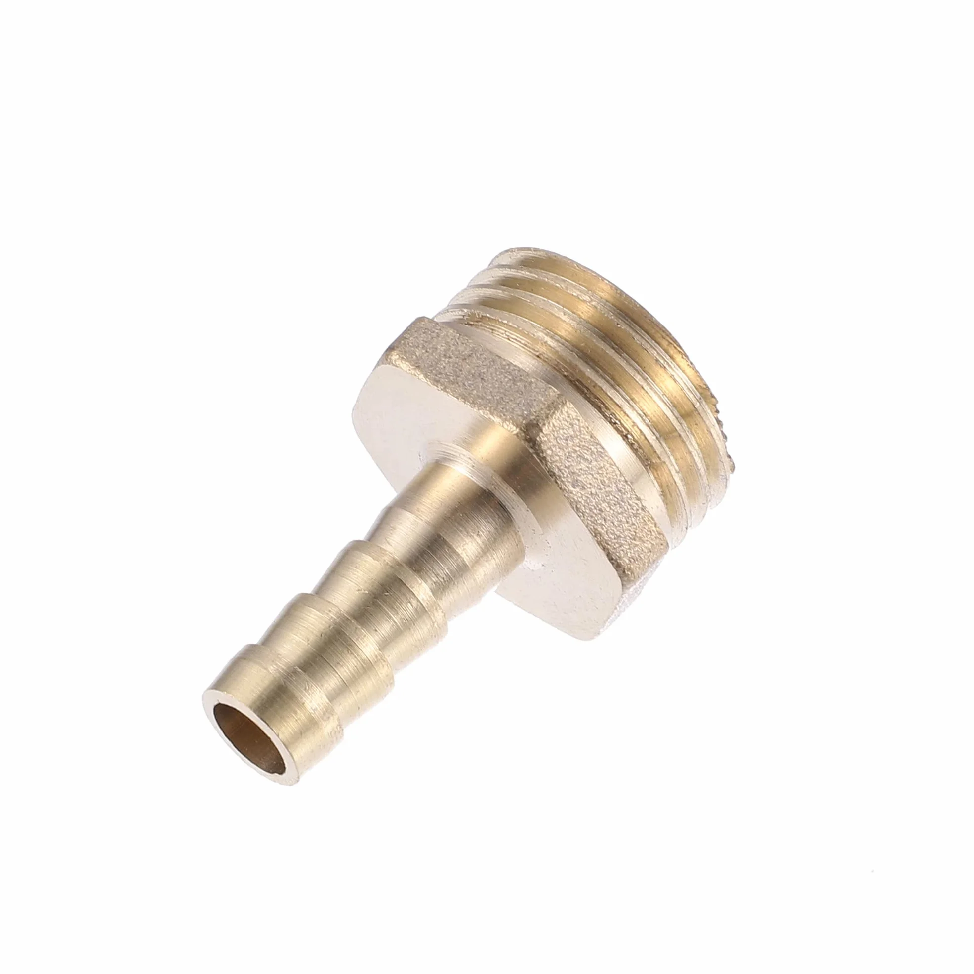 A ABSOPRO 2 Sztuk złączka karbowana 1/2" BSP męska złączka mosiężna 8mm Złącze węża