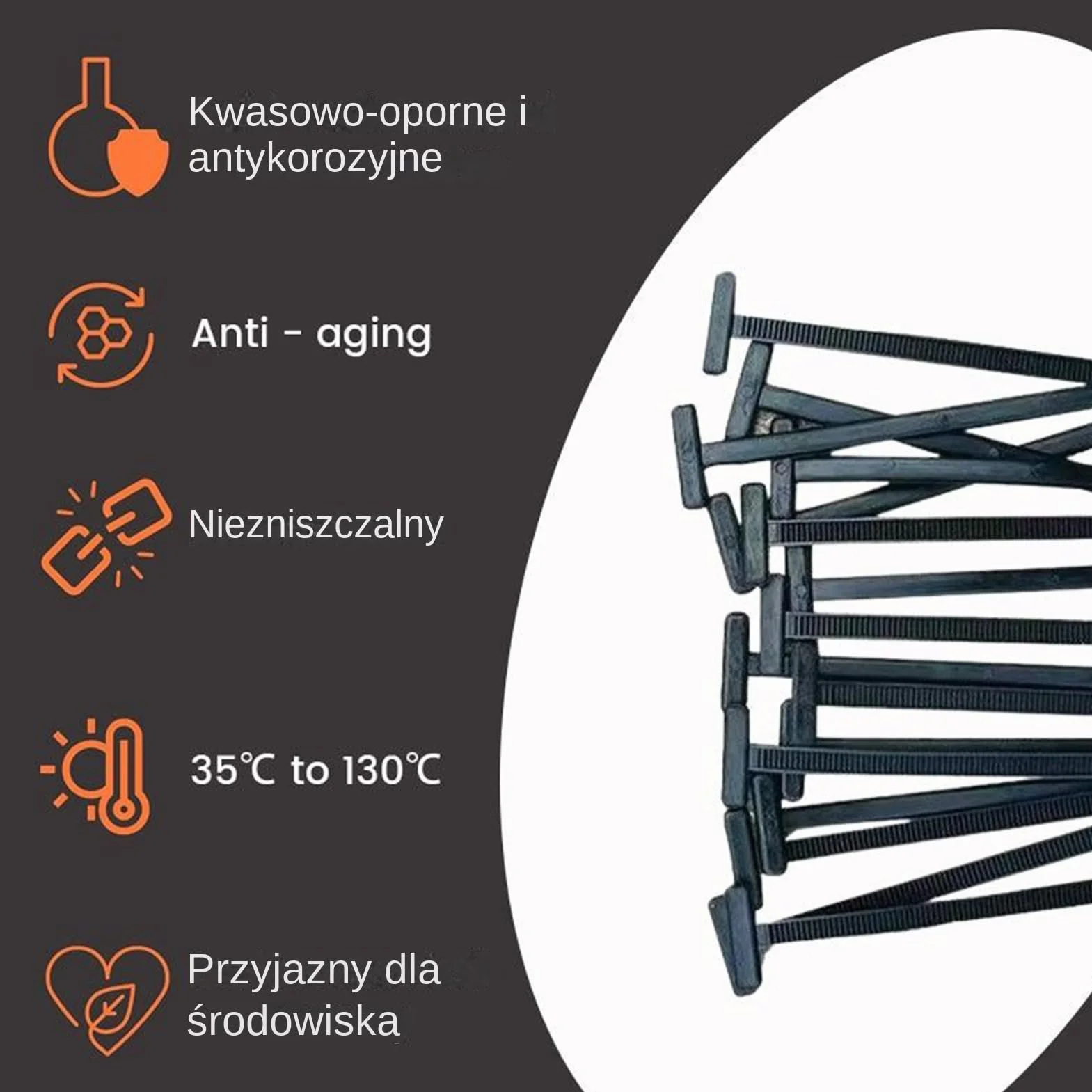 100 Pcs Nylon Zip Ties Heavy-Duty Cable Clips Self-Locking for Auto Machine Home Repair 3.54x0.79x0.2in