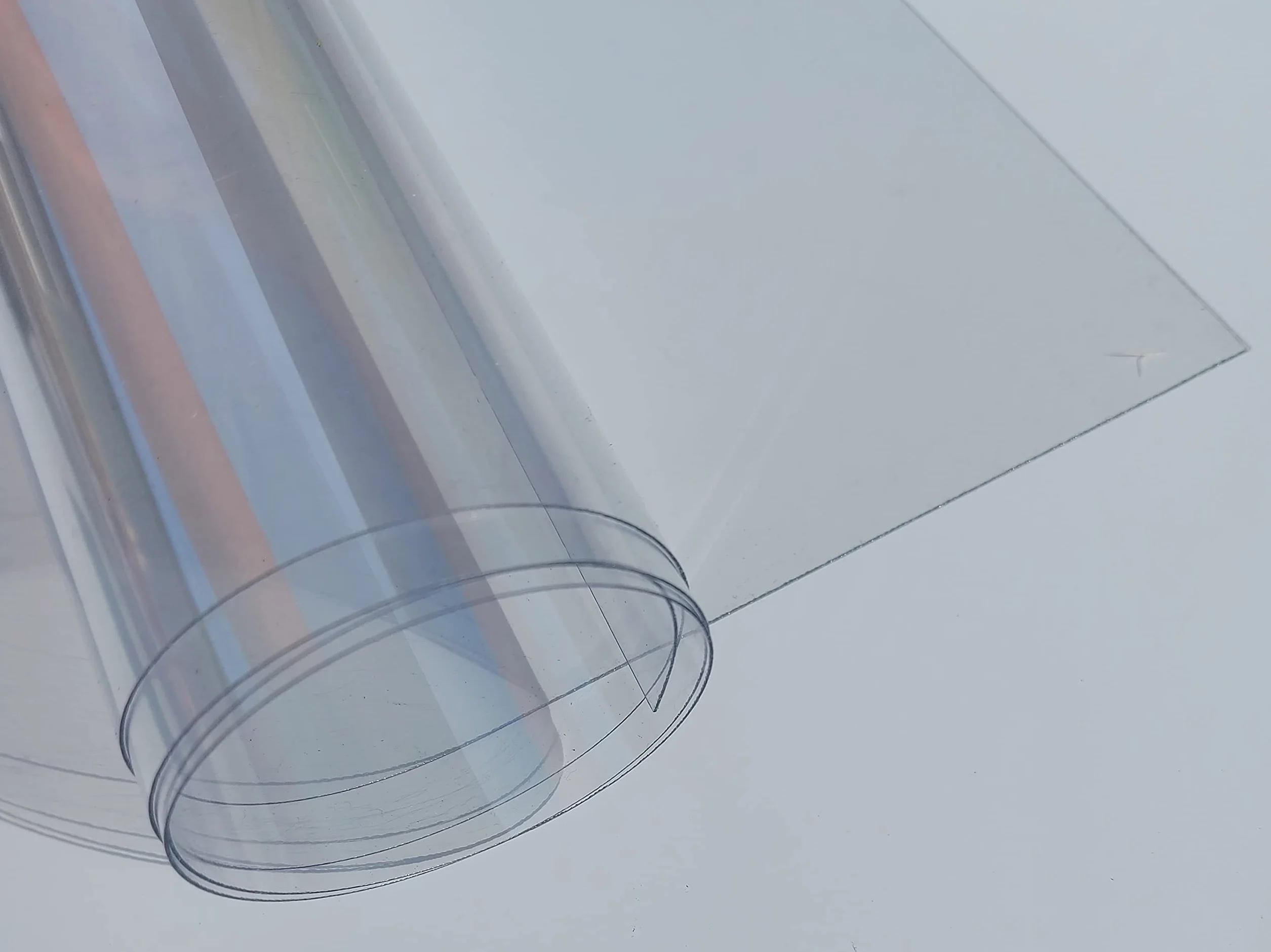 alt-intech Płyta z poliwęglanu (PC/ PMMA), folia, najwyższej jakości (przezroczysty PC, 0,5 mm, 2050 x 1220 mm)