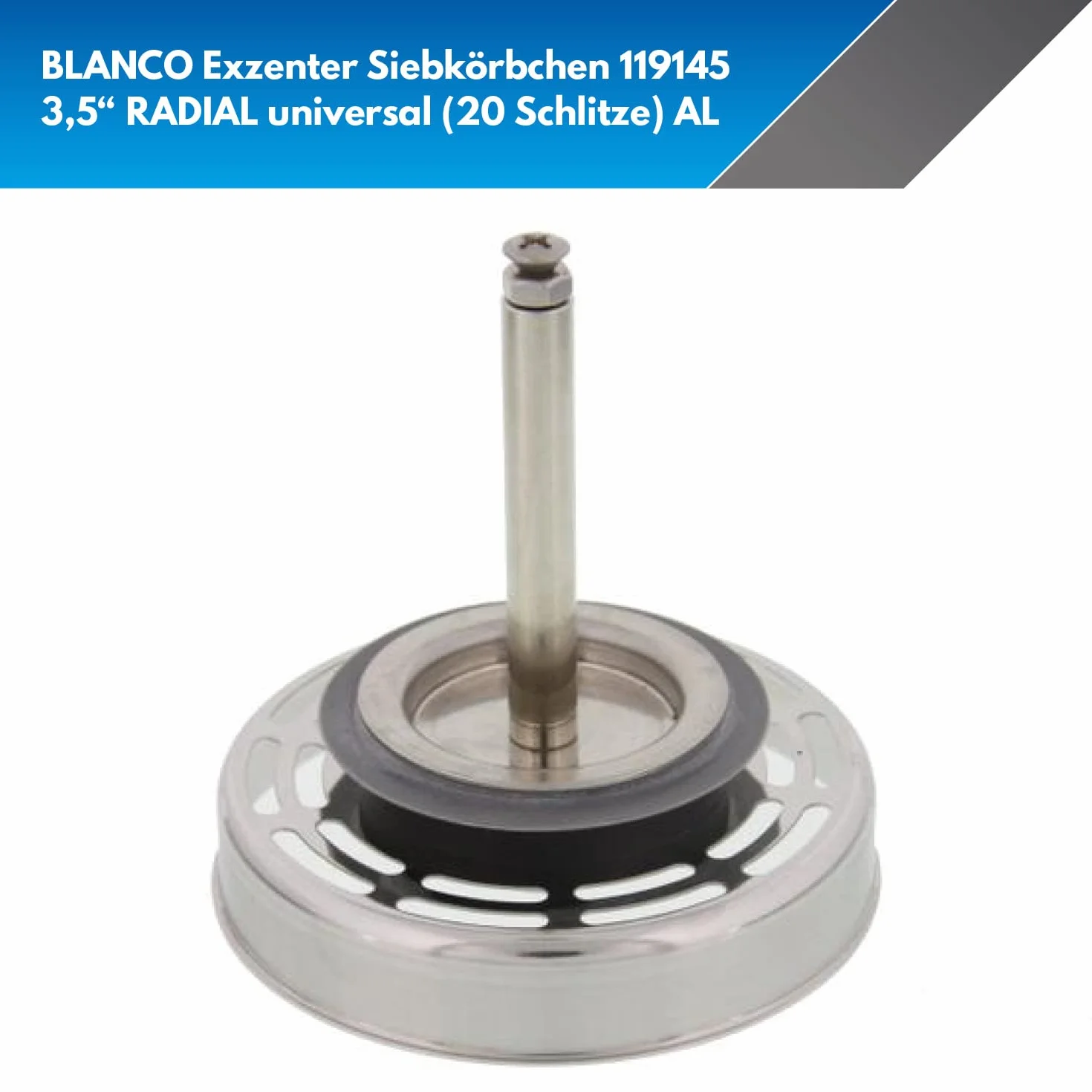 BLANCO Kosz sitkowy 3,5" 79 mm uniwersalny AL RADIAL