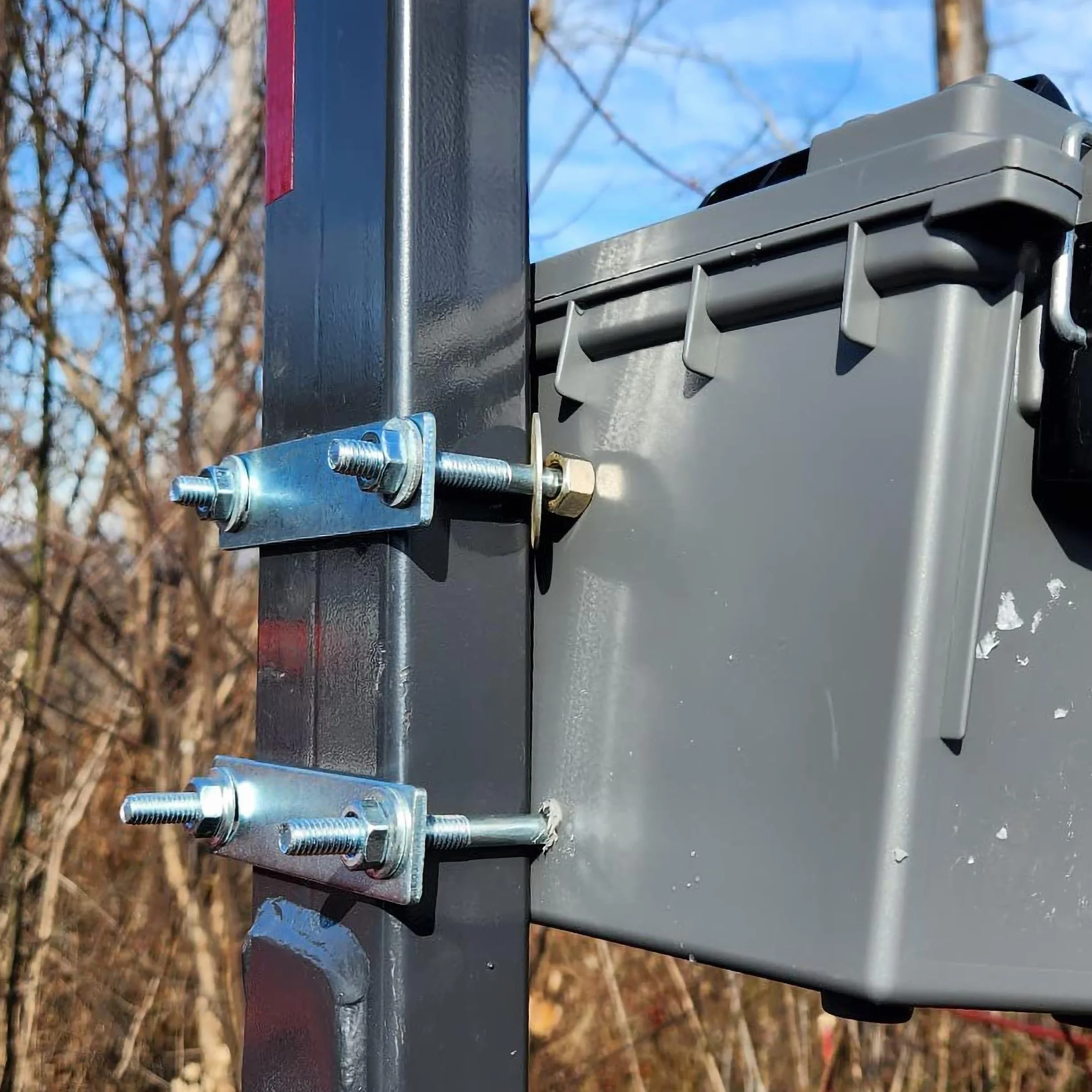 M8 śruby kwadratowe U śruby ze stali nierdzewnej z nakrętkami i płytą ramy do stałej rury wodnej łodzi Ancho wnętrze 50 mm 2 sztuki 100 x 65 mm