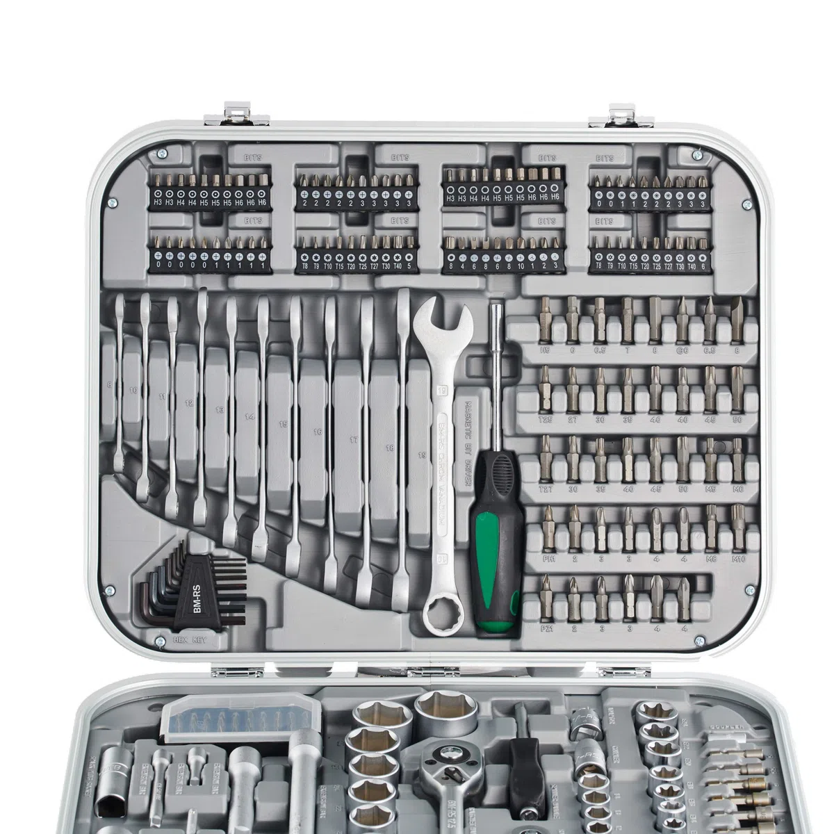 Mannesmann 232-częściowy zestaw kluczy nasadowych 1/4" + 1/2", M98450