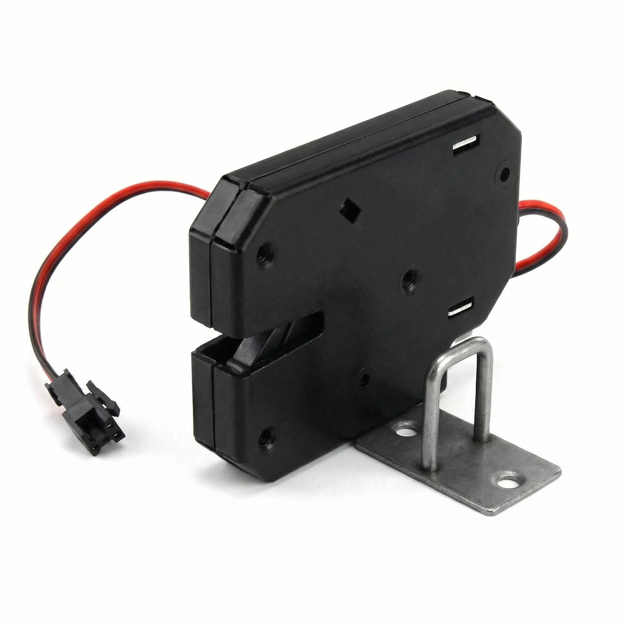 QWORK® DC 12V zamek elektryczny elektroniczny zamek szafki do systemu kontroli dostępu do drzwi szuflady szafy (bez przełącznika wykrywania)