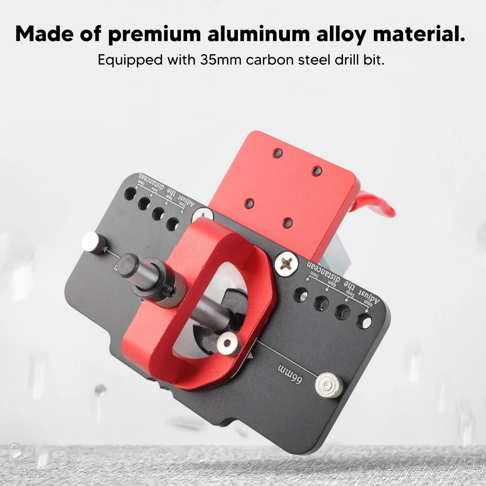 Szablon Zawiasu z Tytułu 35 Mm, Szablon Wiertniczego Konstrukcja Mebli Zakłada Związek Poradnik Poradnik Wierienca Prowadzenie do Instalacji Ukrytych Drzwi Aluminium Otwieracza