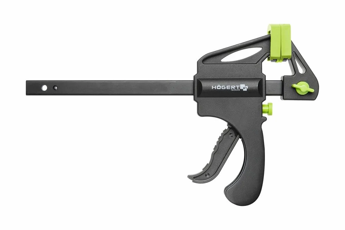 Högert Technik - Zacisk szybkomocujący Mocny zacisk do profesjonalnego naciągania obrabianych przedmiotów jedną ręką / / ścisk jednoręczny 150 x 63 mm/Högert Technik / HT3B936