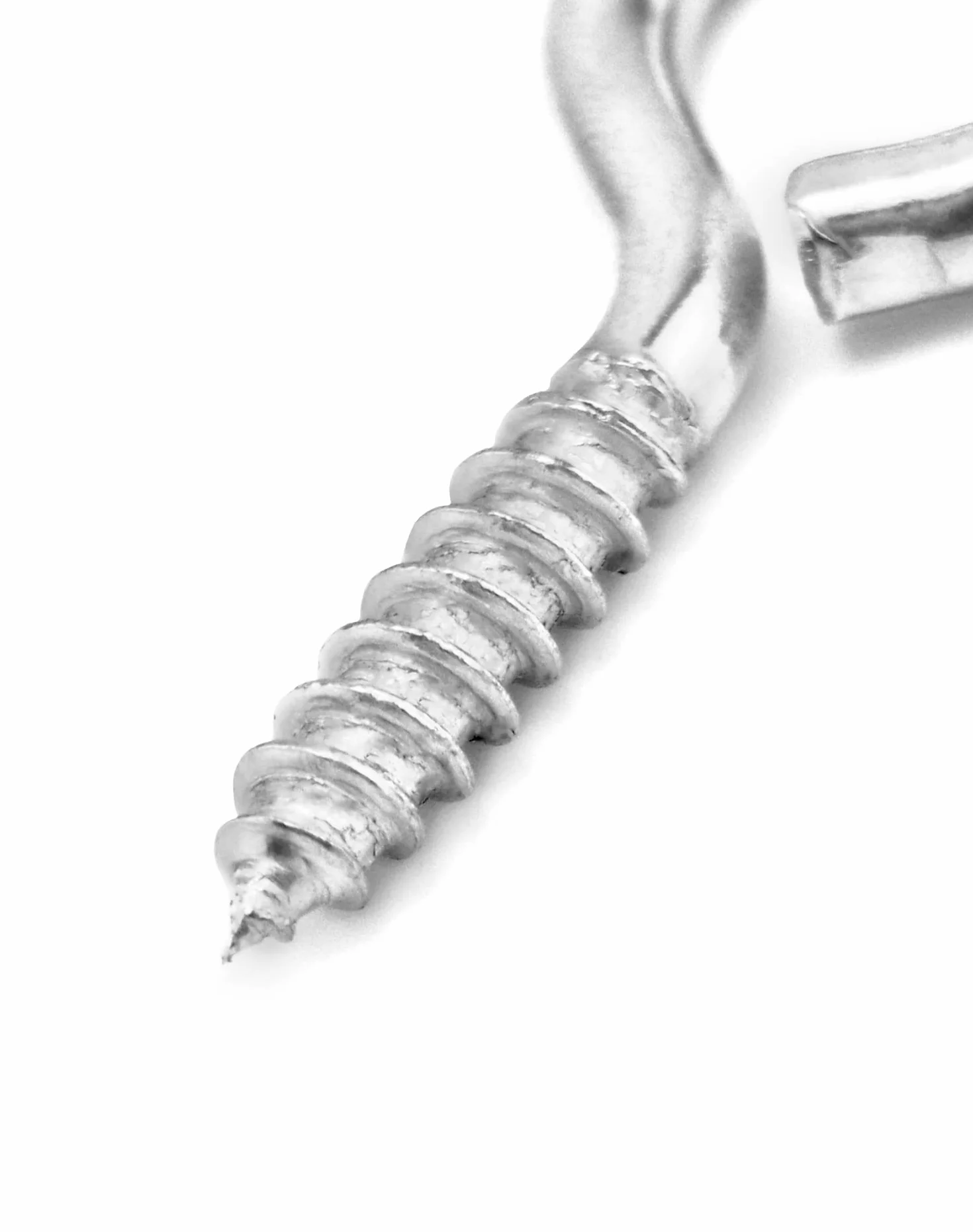 QWORK® 60 szt. Śruby oczkowe, śruby oczkowe, 40 * 19mm, do rzemiosła z drewna kurtyna wisząca lina