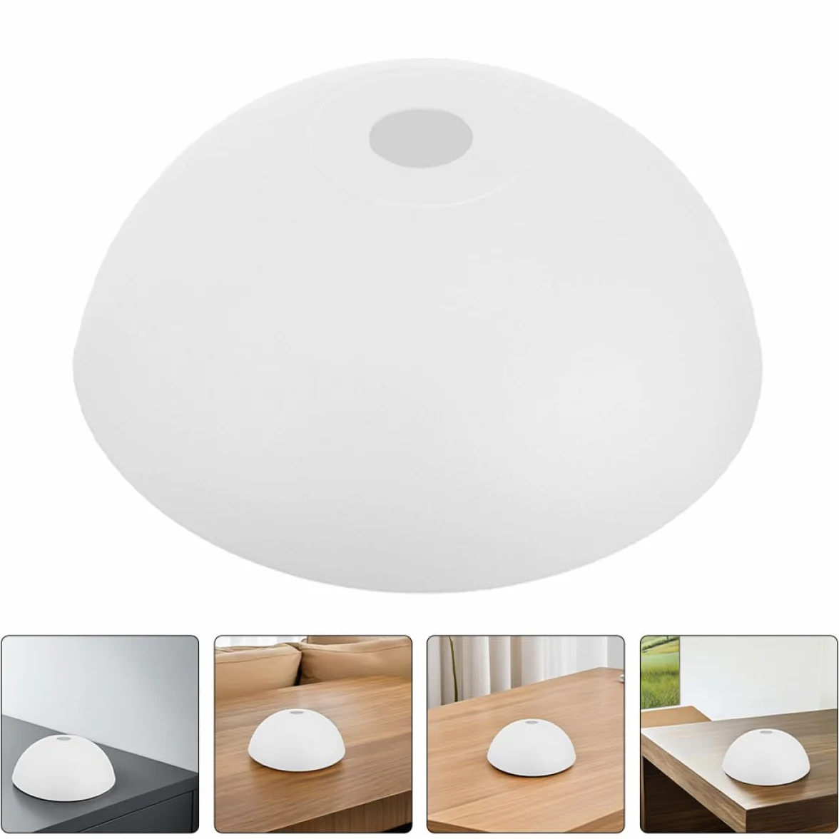 3 Sztuki Częściowy Plastikowych Kloszy Kształcie Grzyba Osłony Żarówek Wentylatorów Sufitowych Klosze Do Lamp Podłogowych Kinkietów i Żyrandoli Łatwe Montażu i Czyszczeniu Do