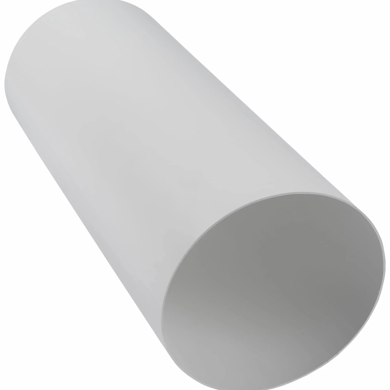 Repa Market Ø 125 mm - 125 cali / 0,3 m długości okrągły prosty plastikowy kanał wentylacyjny - sztywny kanał wentylacyjny - rura wymienna, przedłużenie, cyrkulacja świeżego powietrza