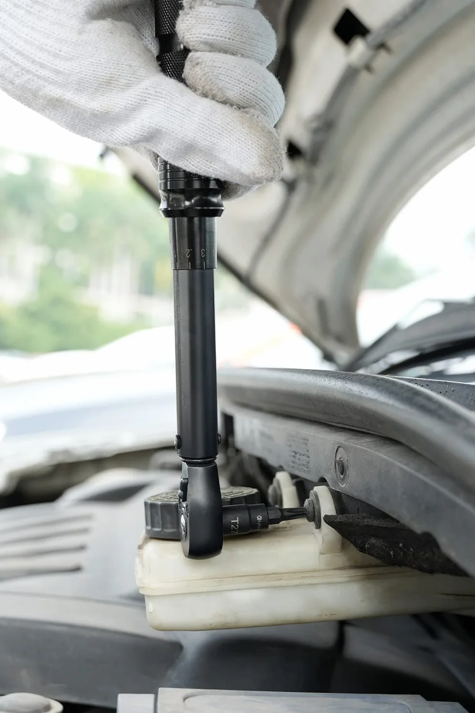 Lytool 1/4" 25-częściowy zestaw kluczy nasadowych Torx i Hex z adapterami