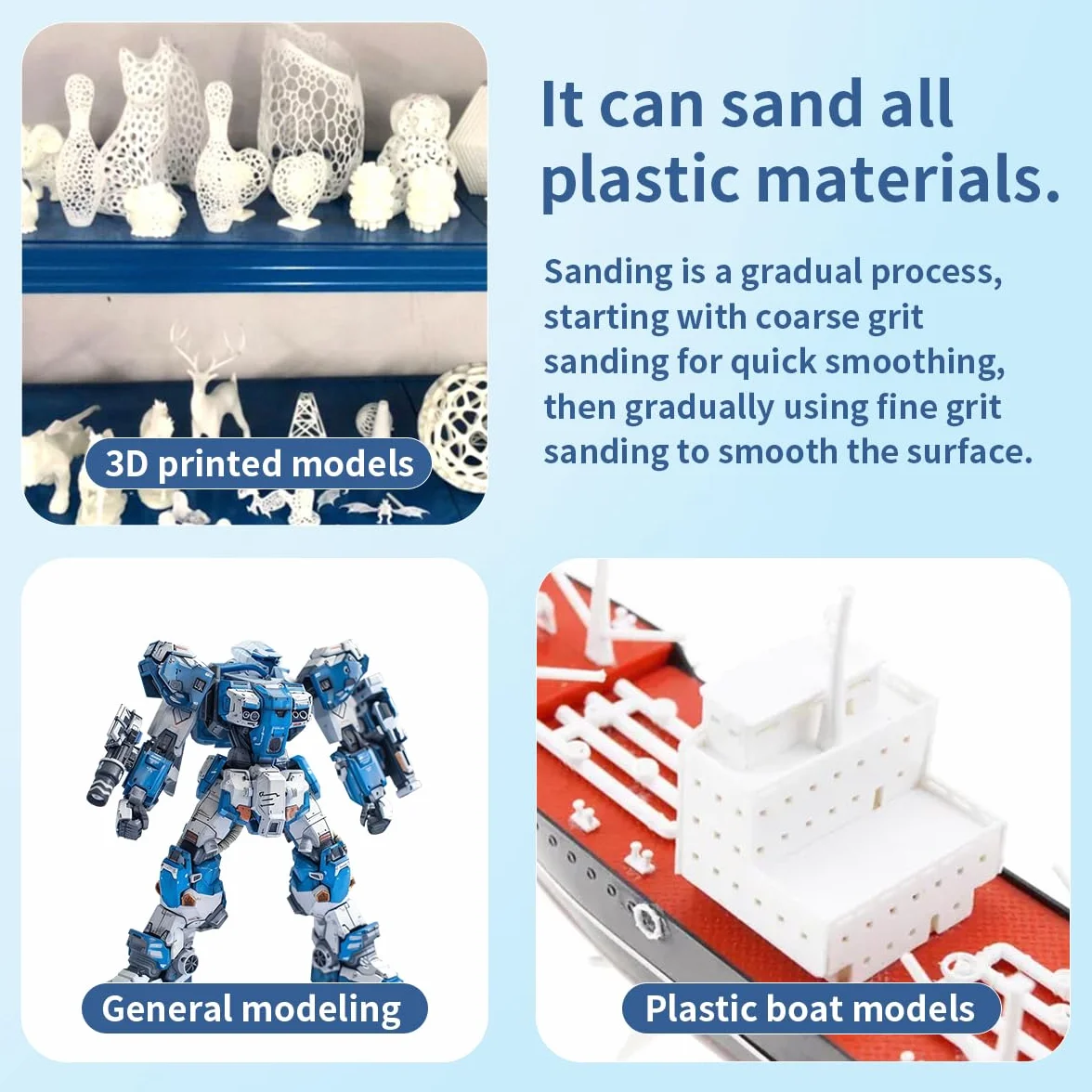 stedi Gąbka szlifierska do modelu Gundam Building, 3 mm narzędzia do modeli hobbystycznych, blok szlifierski, wodoodporny, na mokro i sucho, ponowne użycie, #1000#1200#1500, papier ścierny, 30 arkuszy