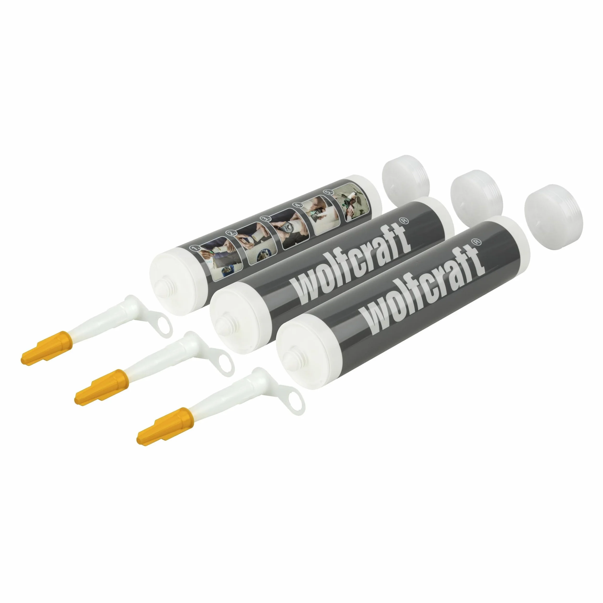 wolfcraft Pusta tuba I 4044000 I Do nakładania samodzielnie rozrabianych mas uszczelniających