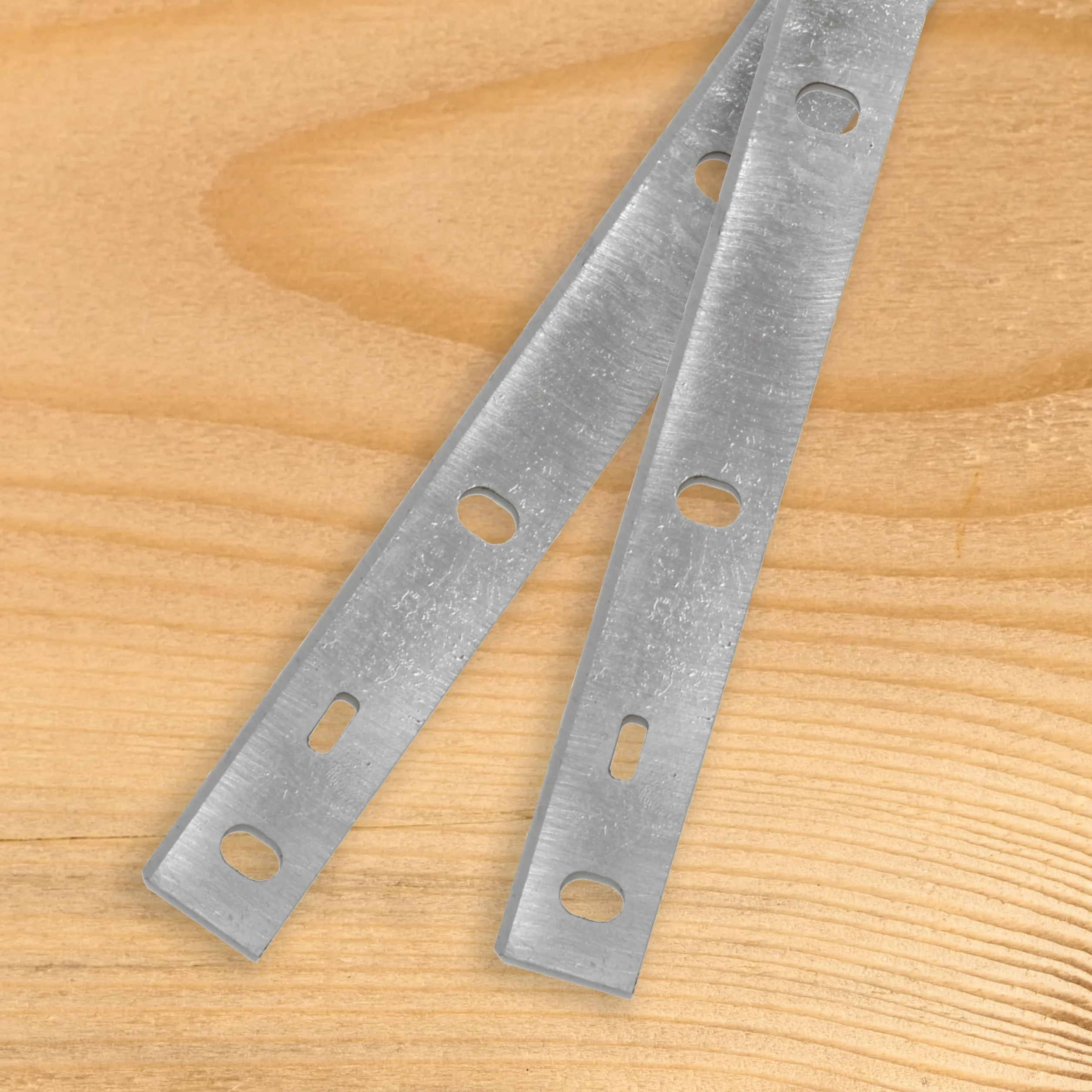 Güde 55138 nóż do strugania pary do GADH 200 (VE 2 sztuki, nóż do strugania ze stali High Speed Steel), srebrny
