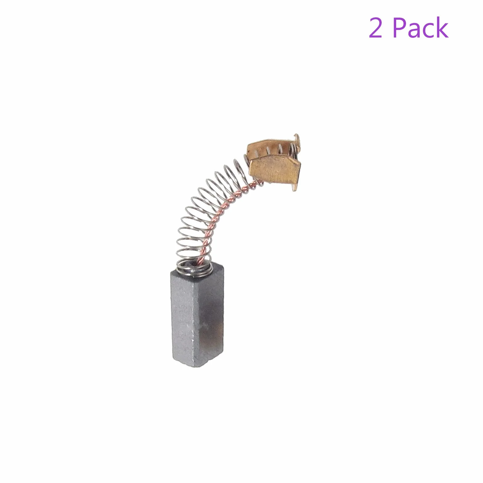 Zestaw 2 szczotek węglowych do silnika elektrycznego 17 mm x 8 mm x 6 mm