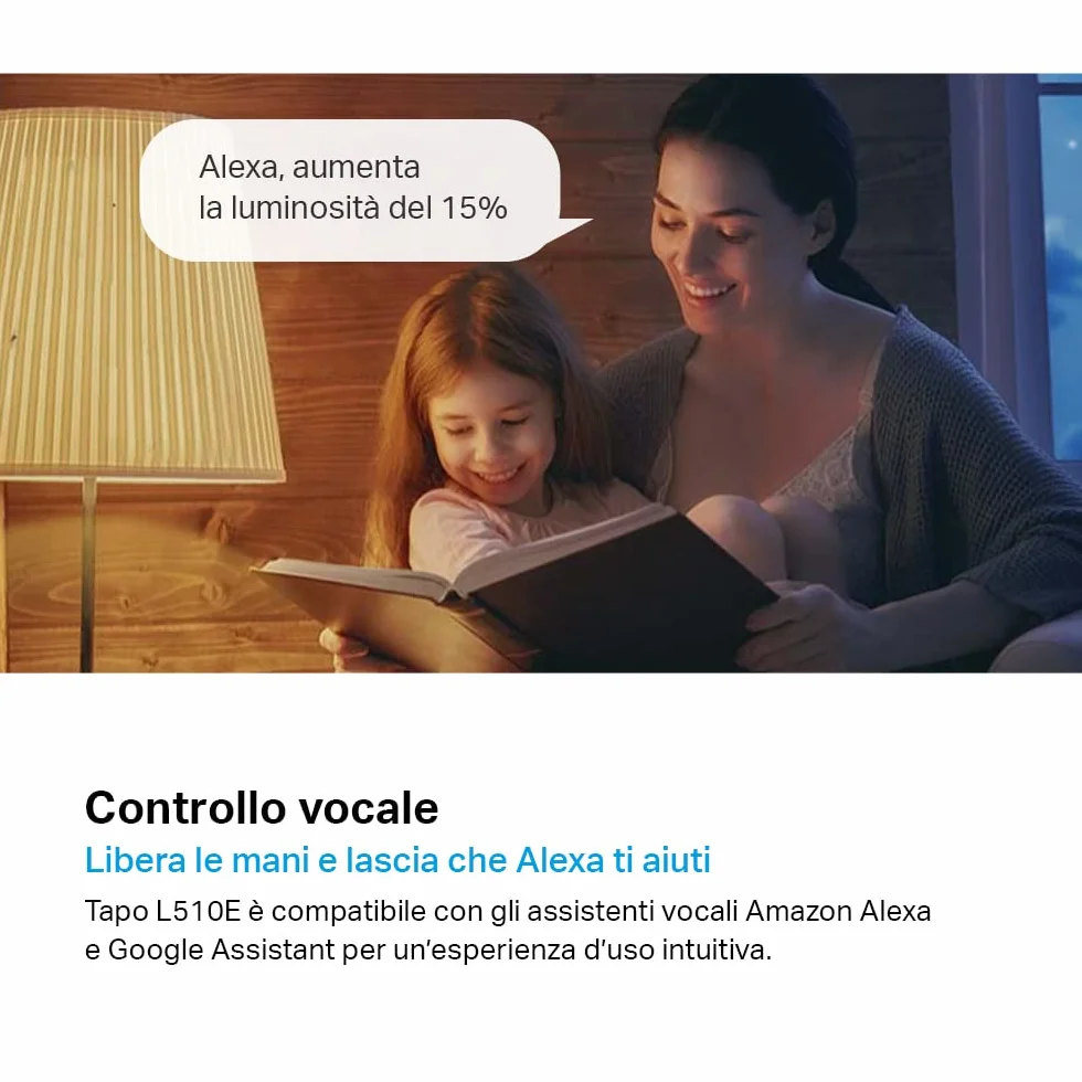 TP-Link Tapo L510E | Inteligentna żarówka Wi-Fi E27 | Białe światło | Ściemnialna | 806 lm | 8.7 W | Kompatybilna z Alexa i Google Home
