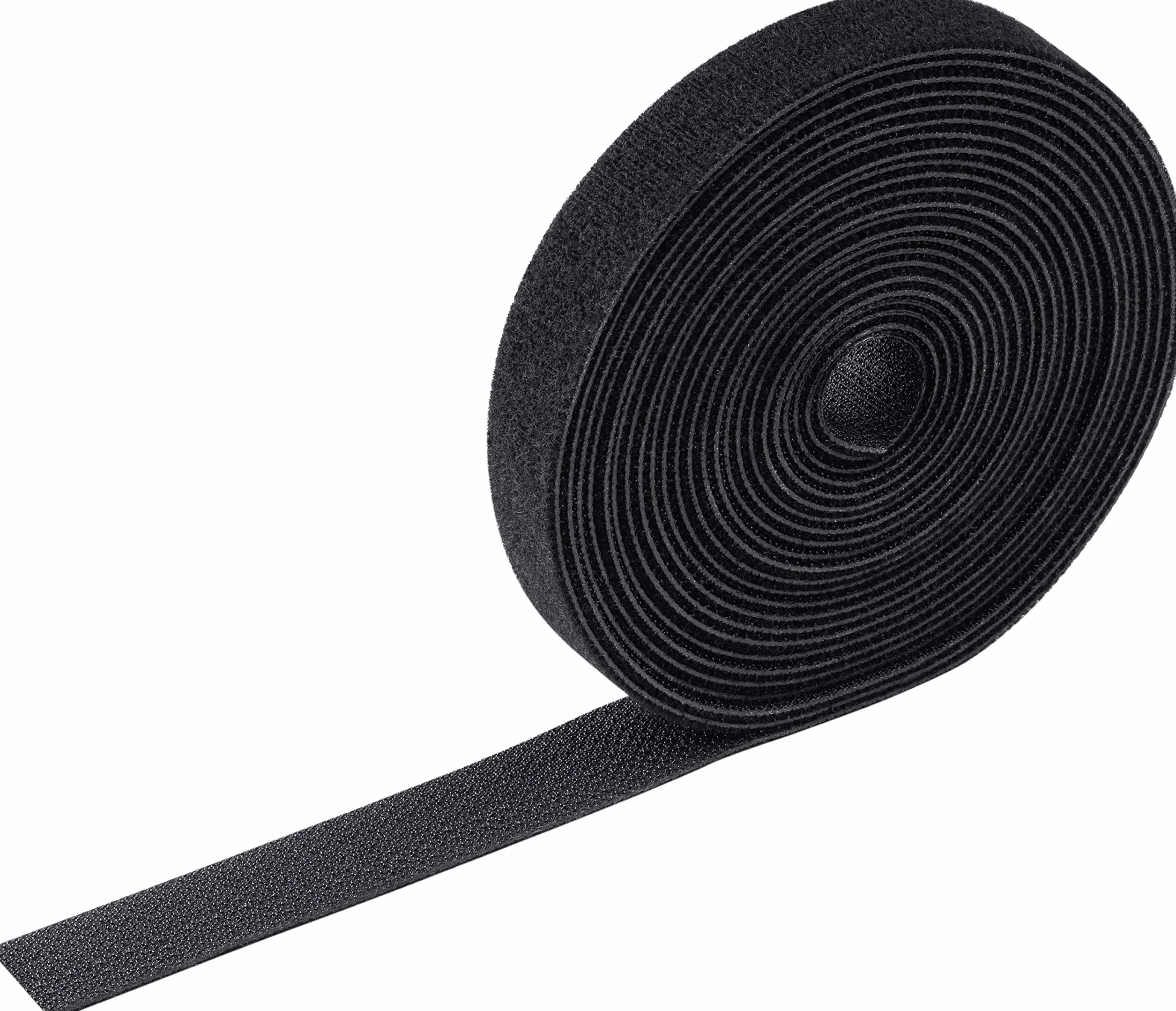 Rzep dwustronny na rolce 5m x 20mm czarna wodoszczelna opaska kablowa