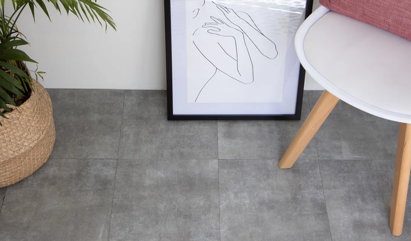 d-c-fix Zestaw 11 samoprzylepnych płytek podłogowych Solid Concrete 30 x 30 cm PCW