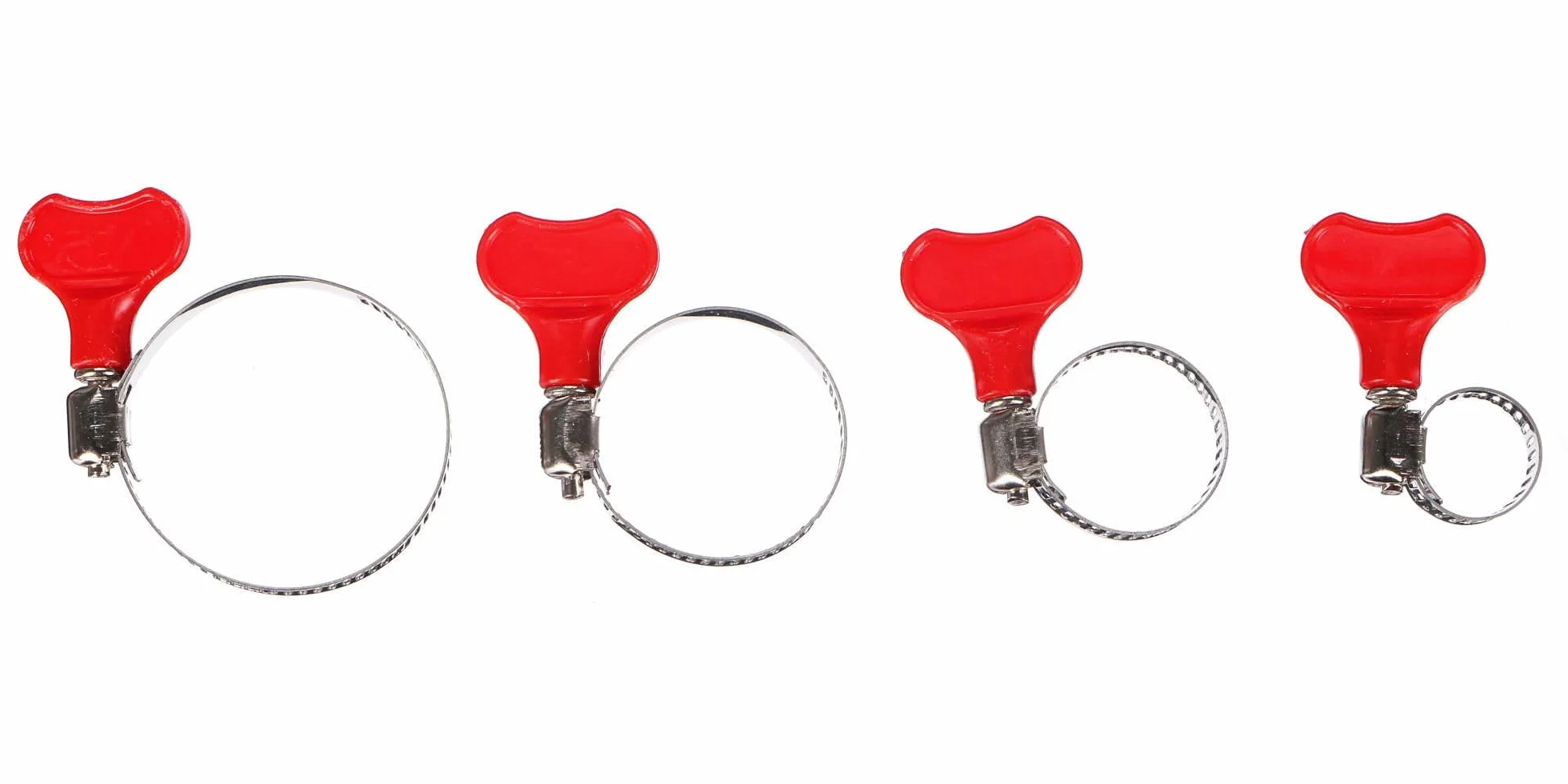 MECHANIC CONNECT SET 20 | Zestaw opasek zaciskowych z motylkiem | 10–44 mm | 20 sztuk | Stal nierdzewna